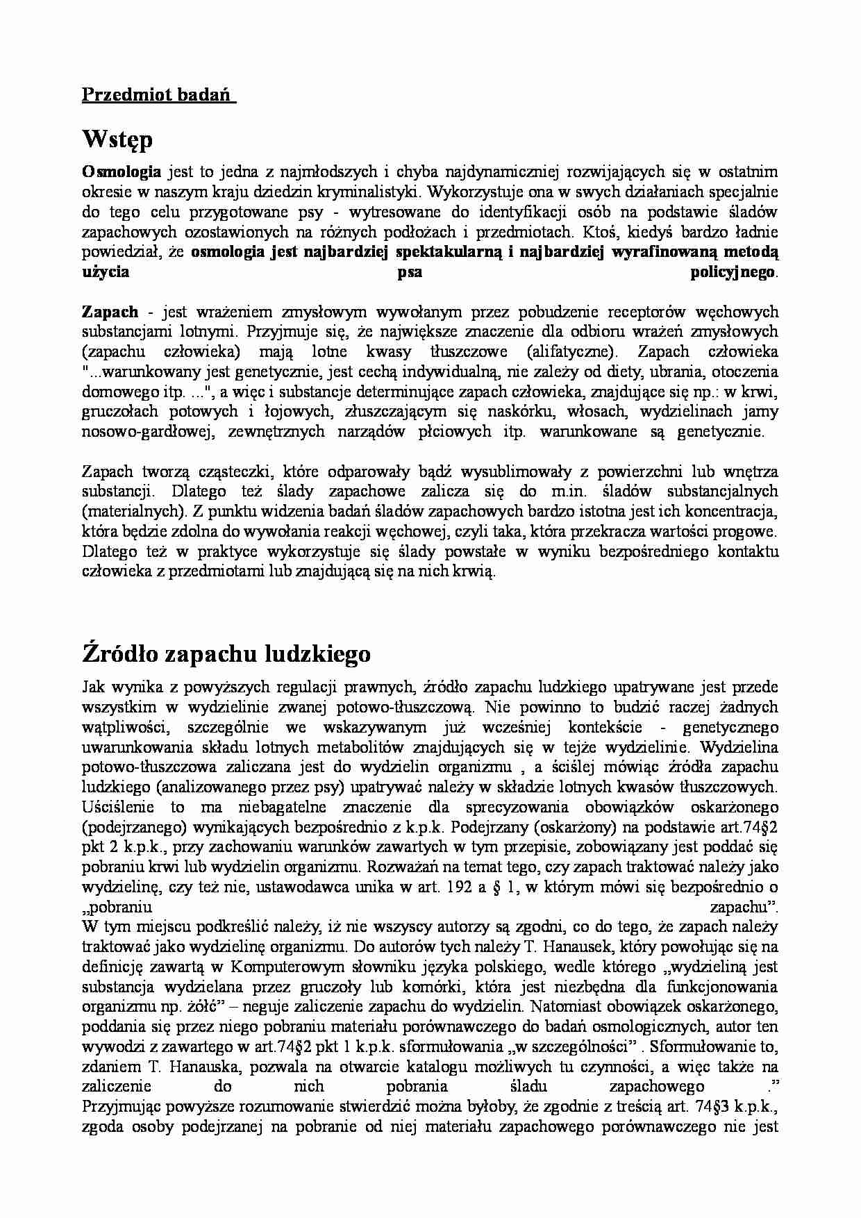 Osmologia - przedmiot badań - strona 1