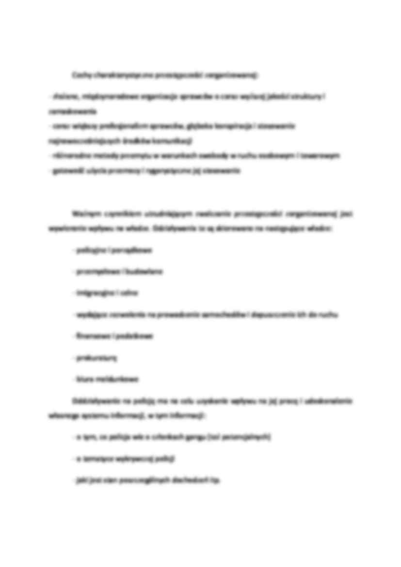 Przestępczość zorganizowana - opracowanie - strona 3