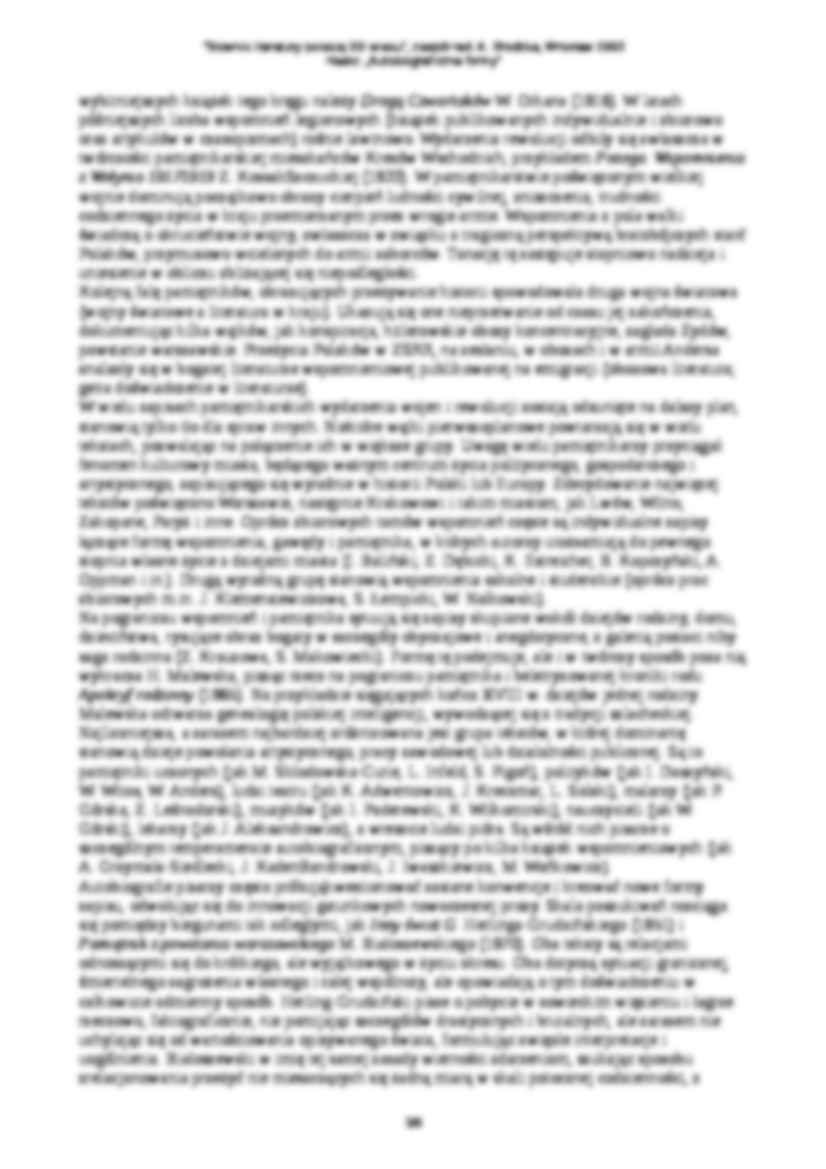 Autobiograficzne formy - opracowanie - strona 3