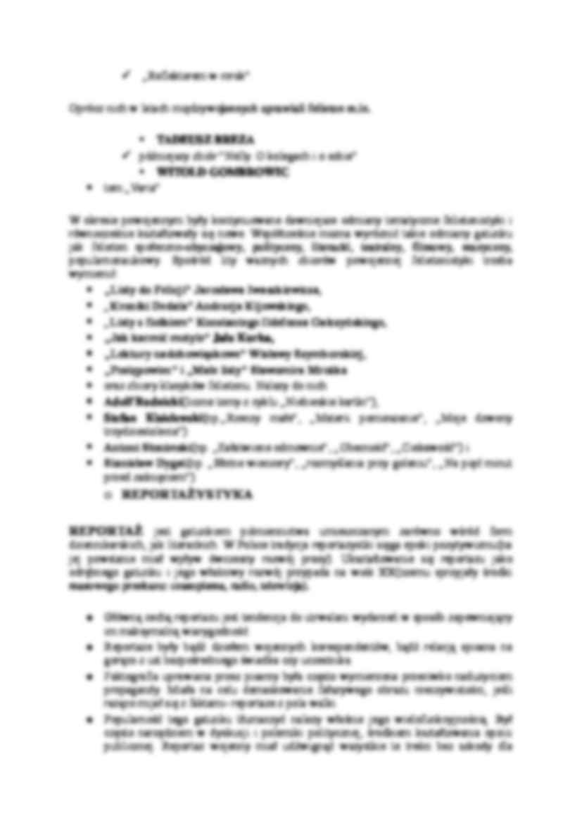 Reportaż i felieton - literatura współczesna - strona 2