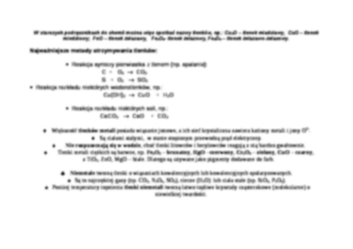 Systematyka związków nieorganicznych - strona 2