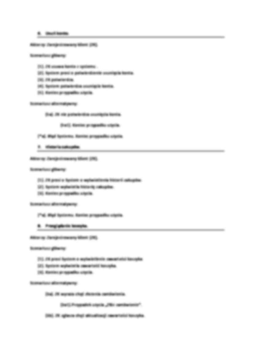 Scenariusze - modelowanie projektowe - strona 3