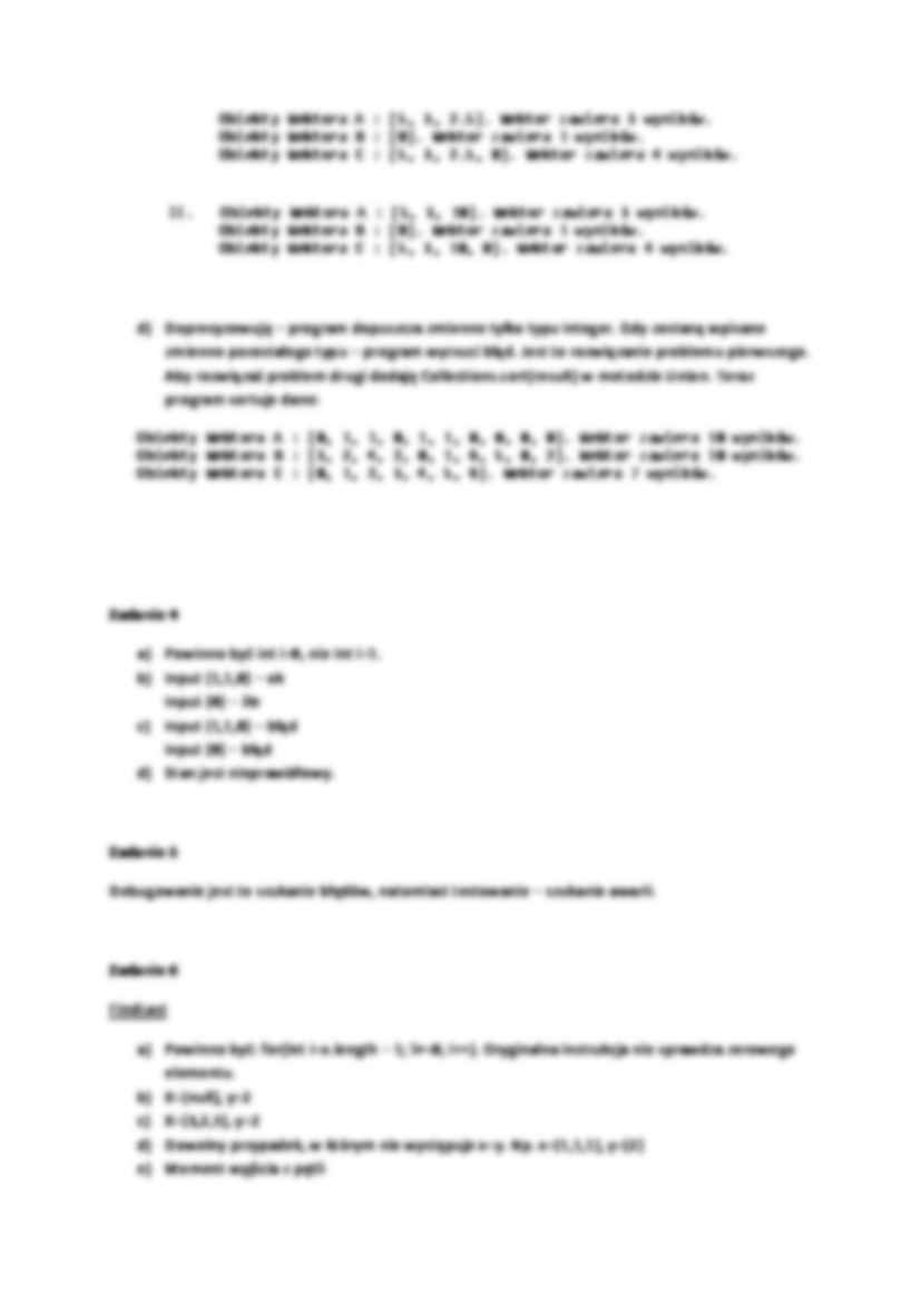 Zadania z testowania oprogramowania - strona 2