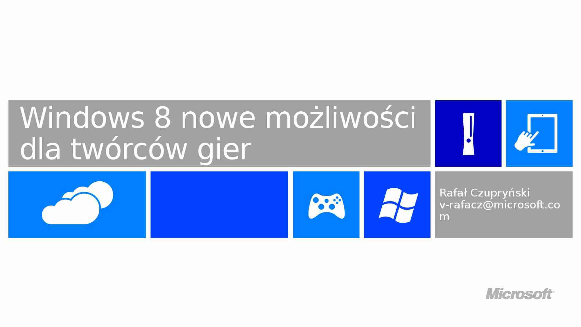 W8G w Microsoft - strona 1