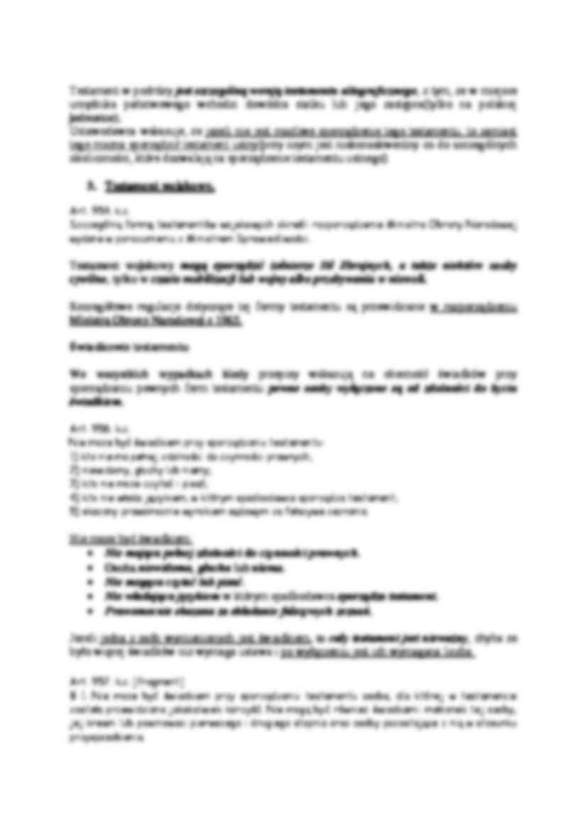 Testamenty szczególne i świadkowie testamentu - strona 3