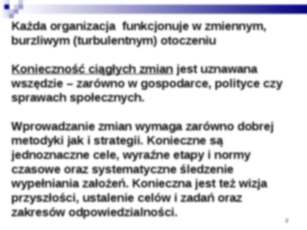 Zarządzanie zmianami - prezentacja - strona 2