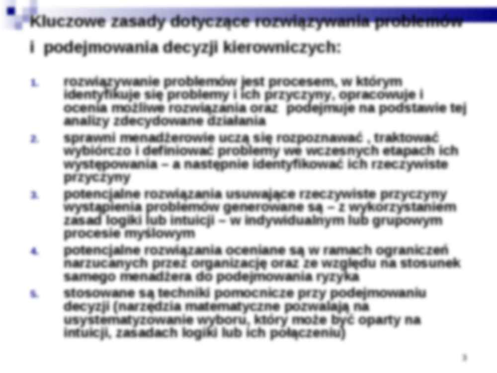 Rozwiązywanie problemów i podejmowanie decyzji - strona 3