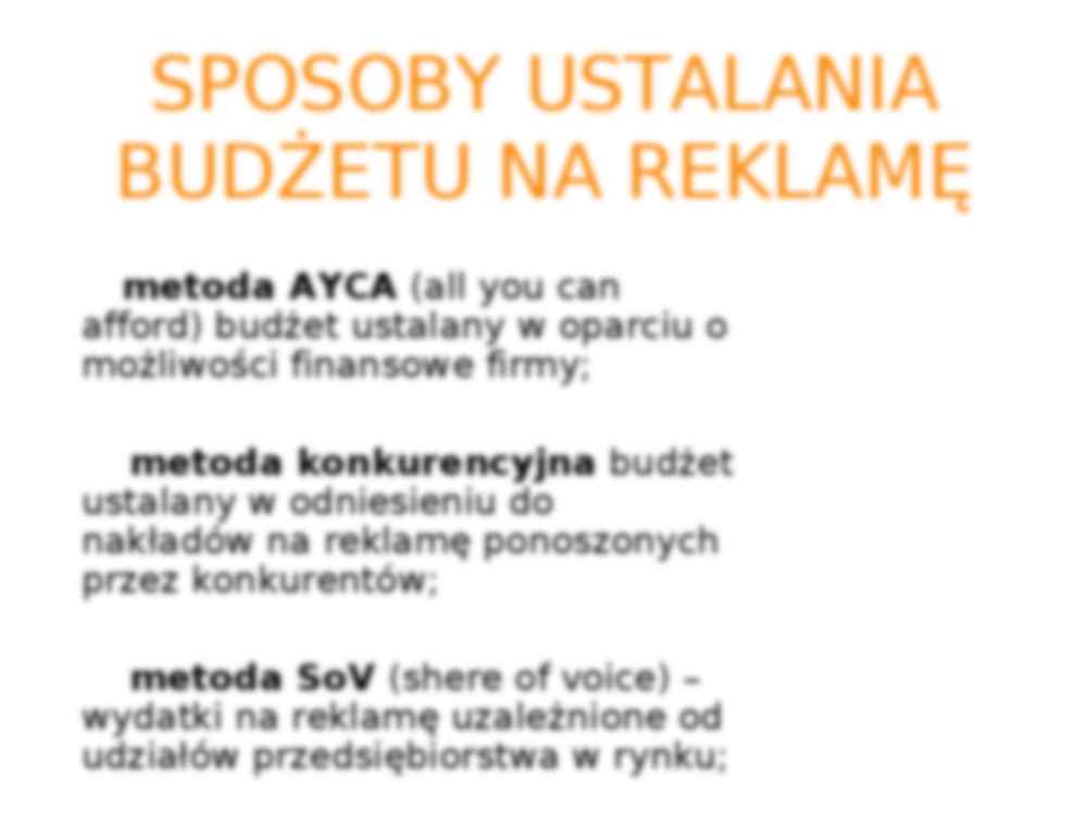 Budżet reklamowy - prezentacja - strona 3