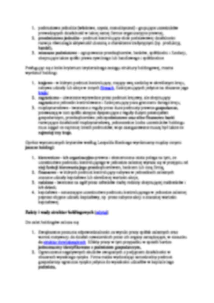 Struktura holdingowa - preferencje - strona 2