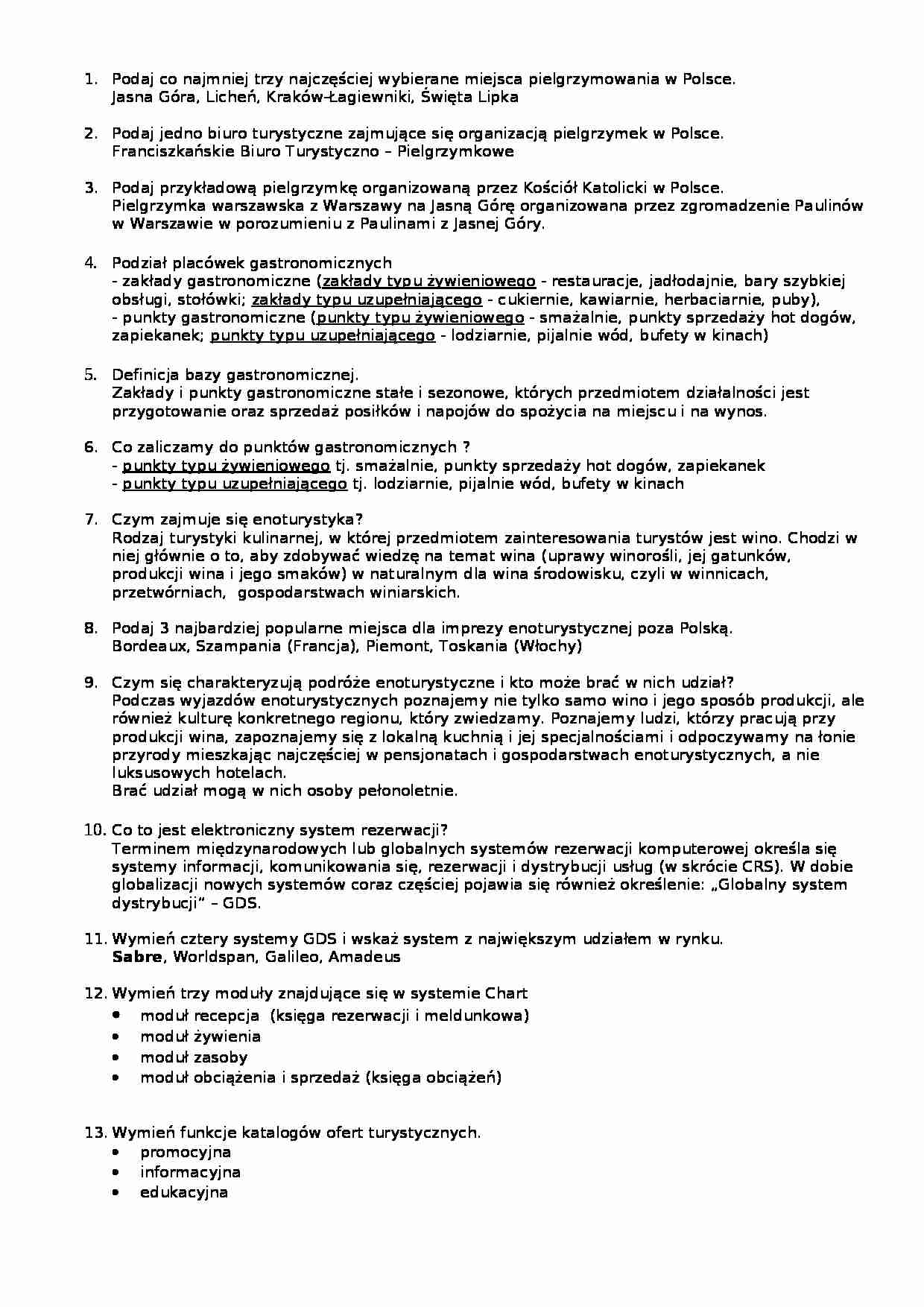 Pytania na zaliczenie ćwiczeń - strona 1