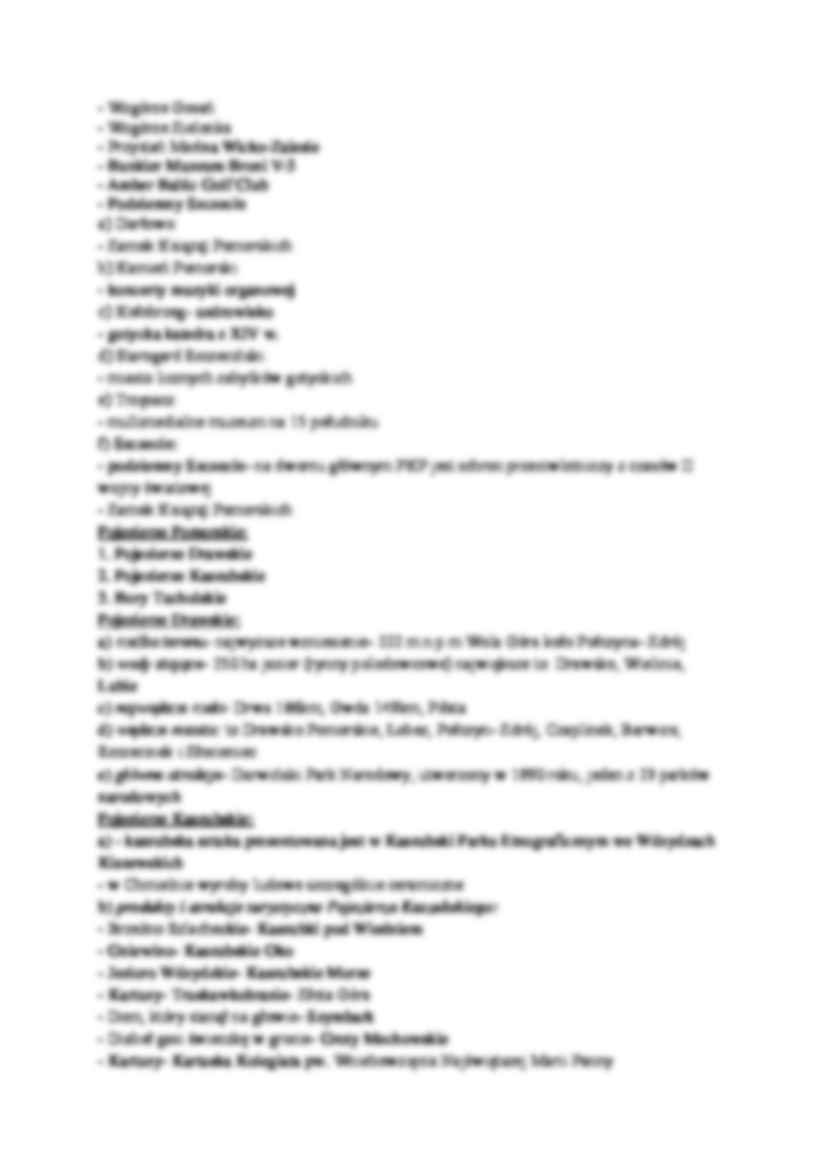 Regiony turystyczne w Polsce - strona 3