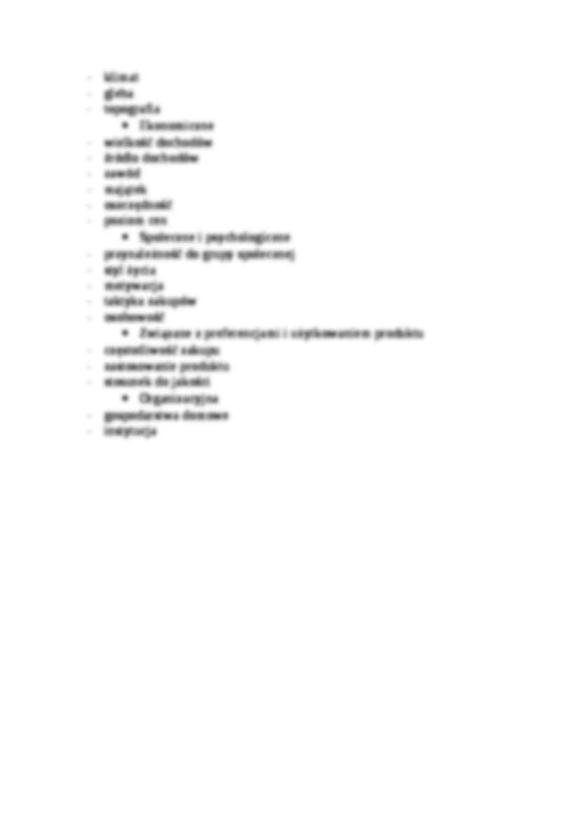 Rodzaje segmentacji rynku - strona 2