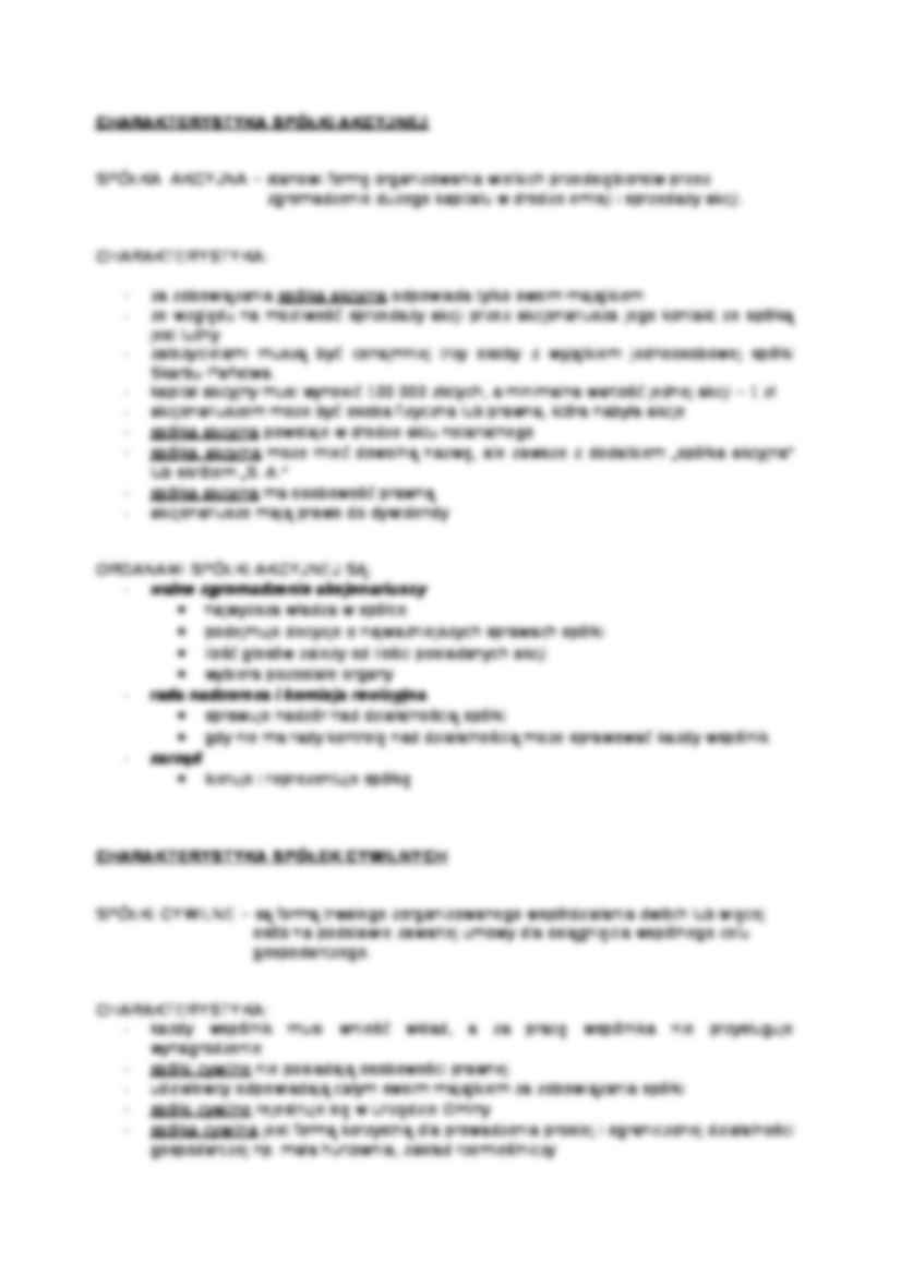 Spółki - wiadomości podstawowe - strona 3