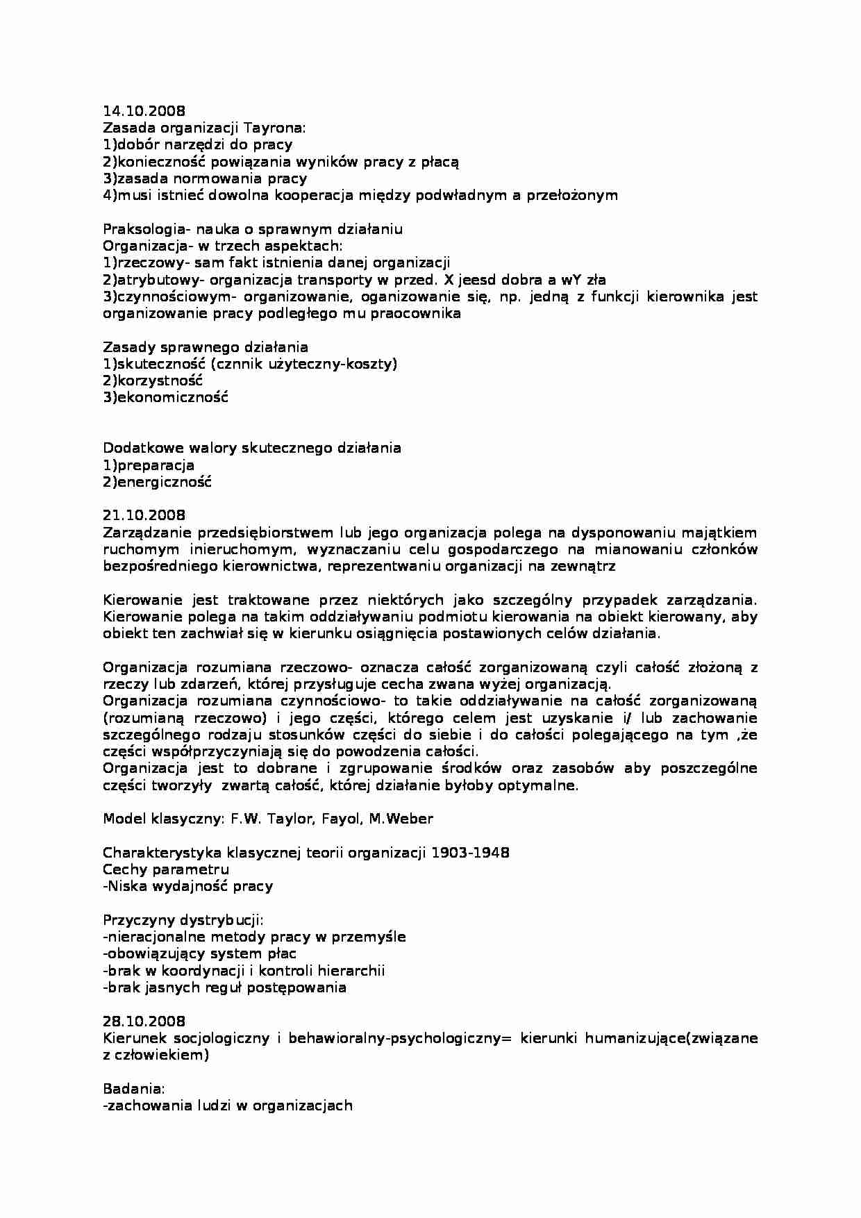 Pytania na egzamin - Praksologia - strona 1