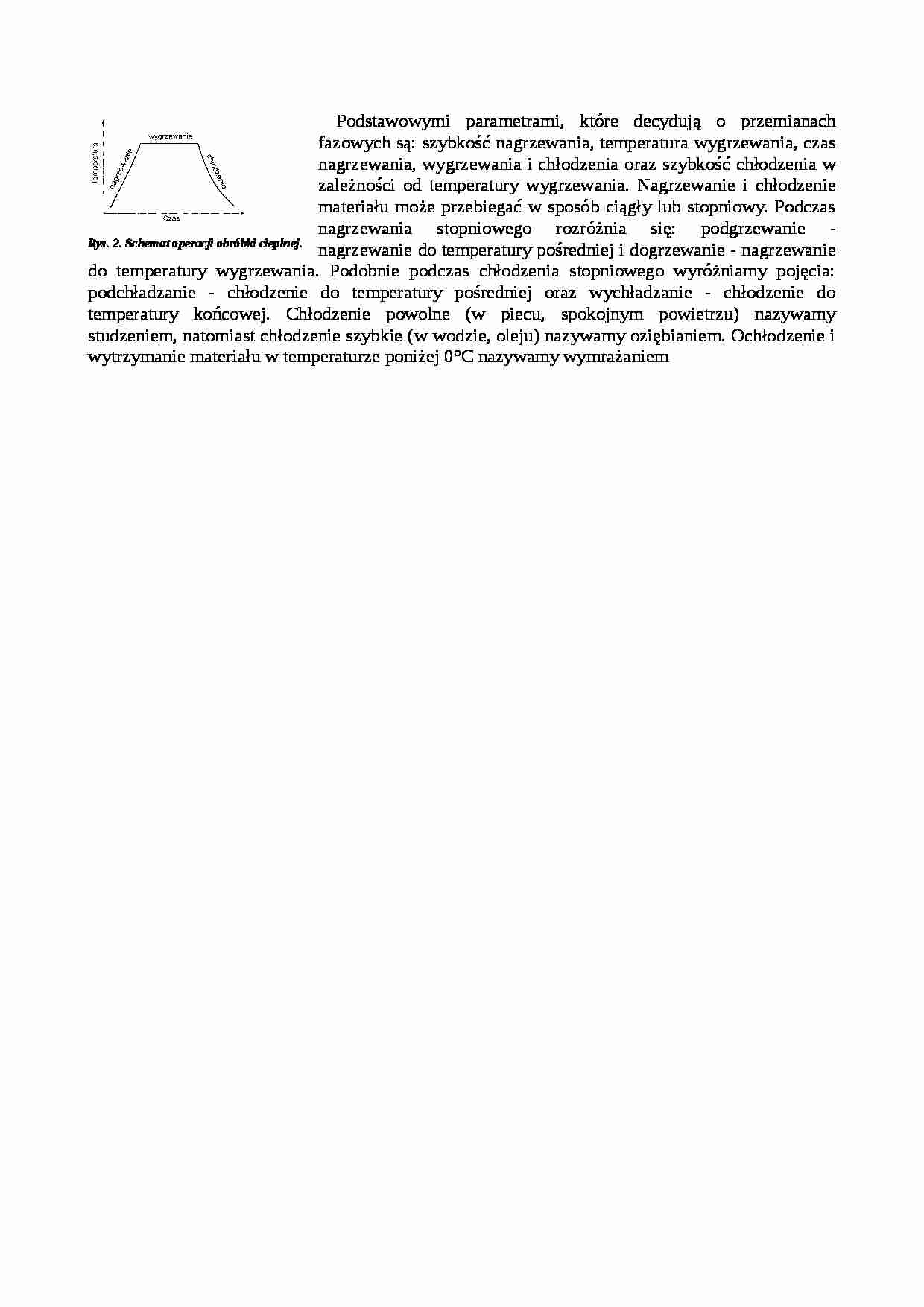 Parametry decydujące o przemianach fazowych - strona 1