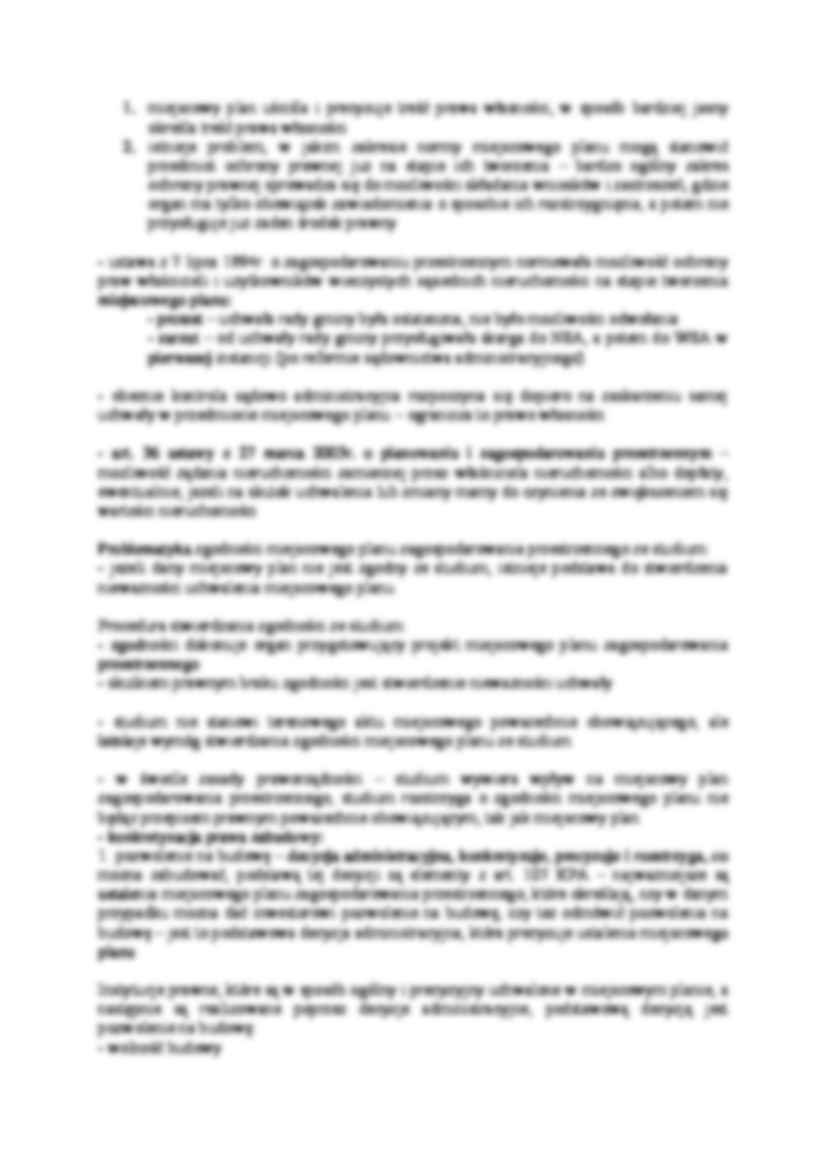 Miejscowy plan zagospodarowania przestrzennego-wykład  - strona 3