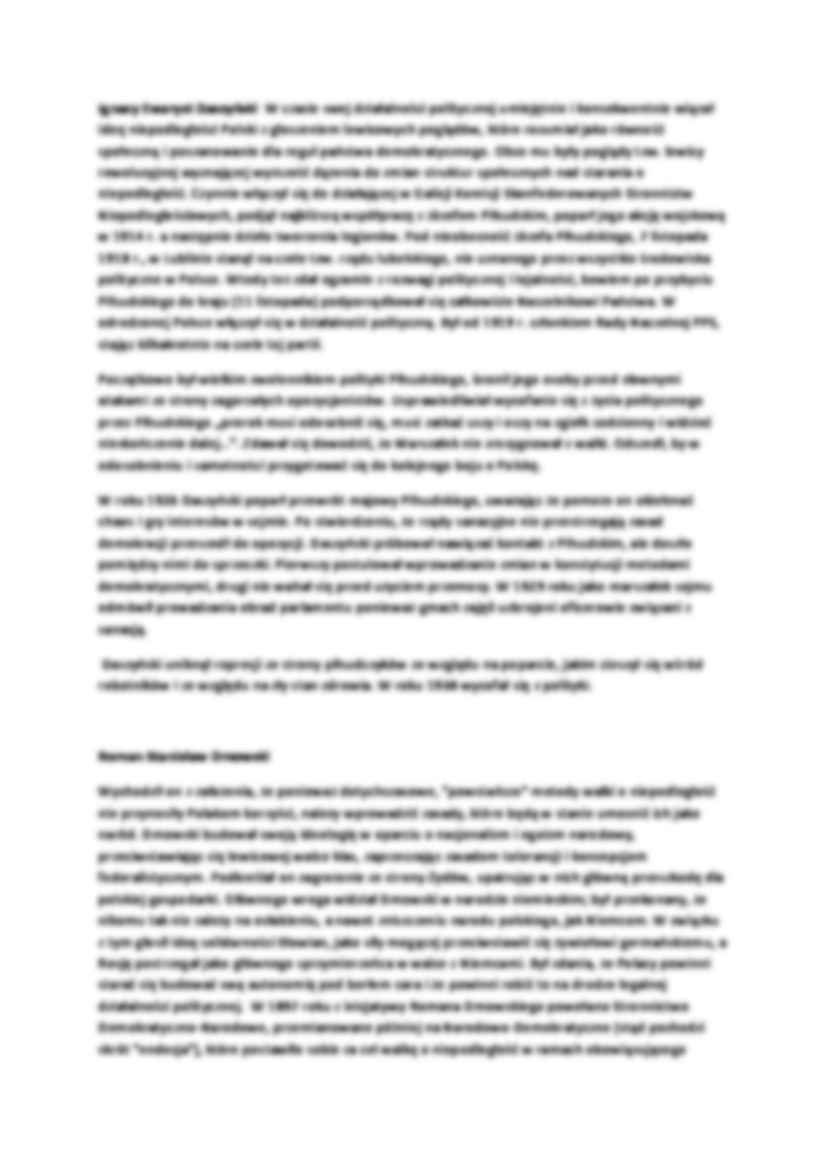 Przeciwnicy Pilsudskiego- referat - strona 2