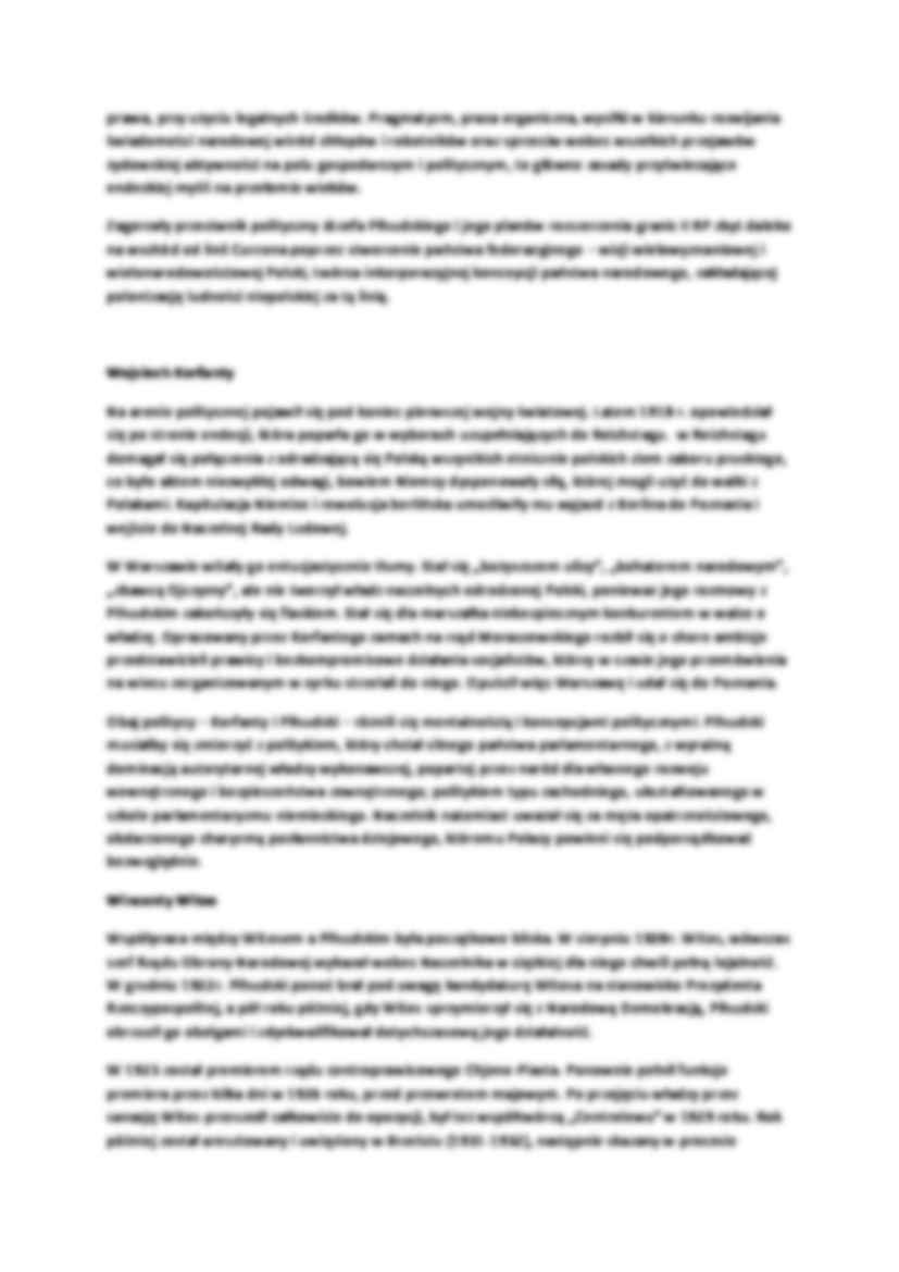 Przeciwnicy Pilsudskiego- referat - strona 3