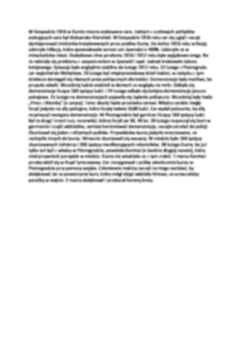 Rewolucja lutowa i rewolucja październikowa w Rosji w 1917 roku-Ćwiczenia  - strona 2