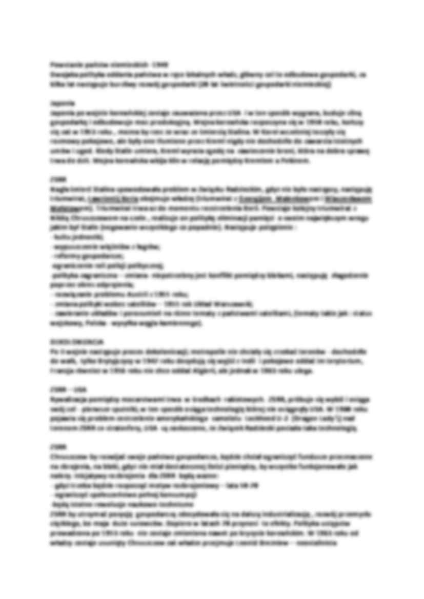 Współczesne stosunki międzynarodowe - wykład - strona 2