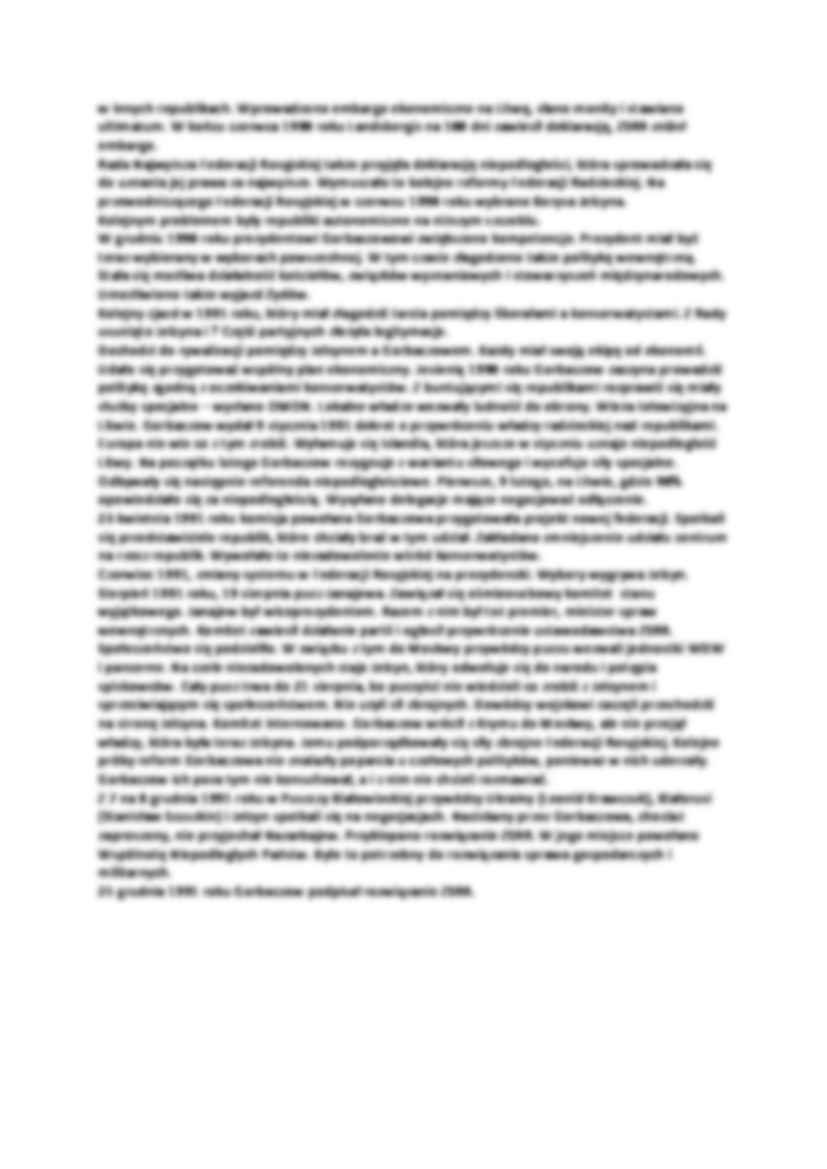 Rozpad ZSRR-Wykład  - strona 2