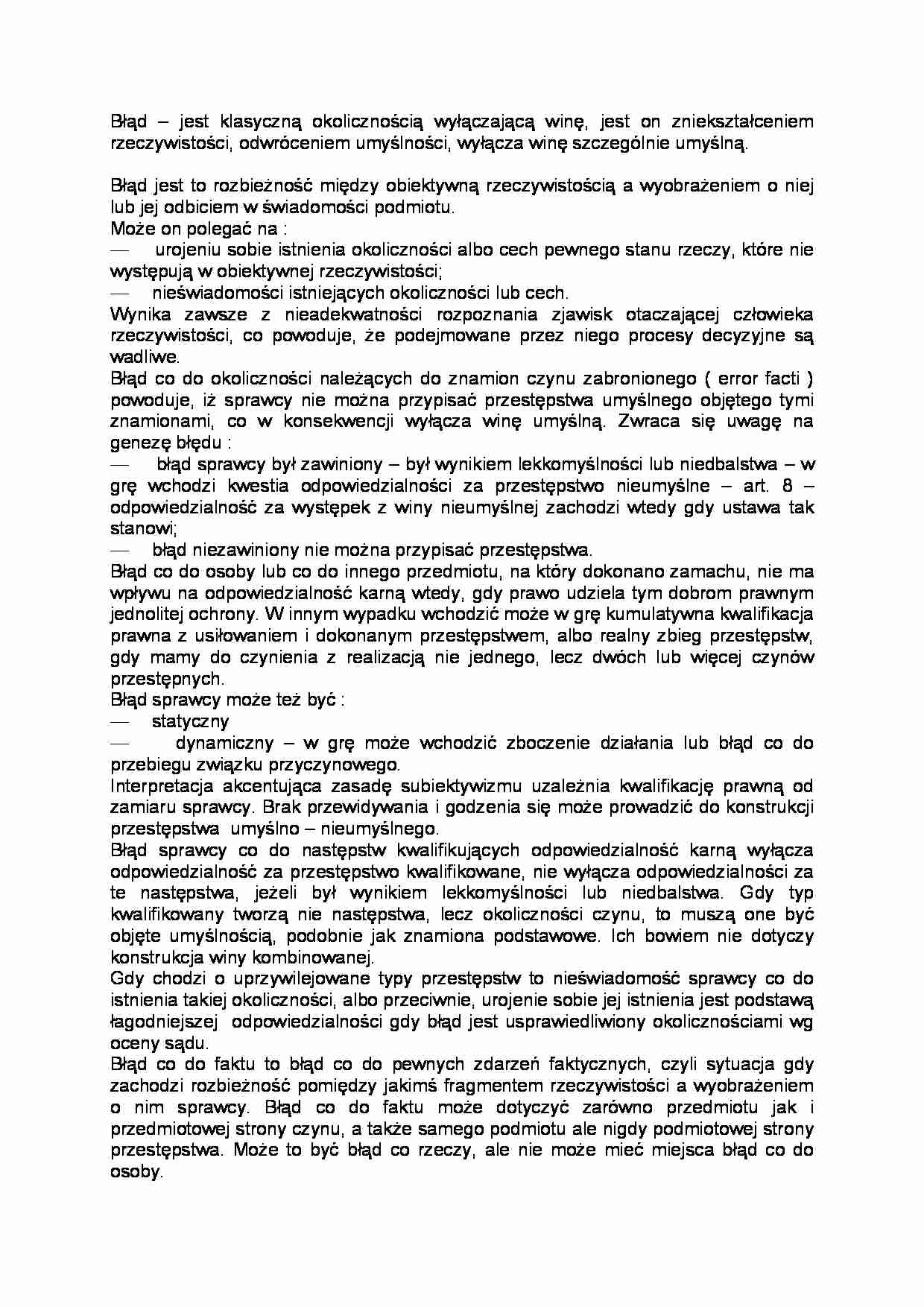 Błąd-opracowanie - strona 1