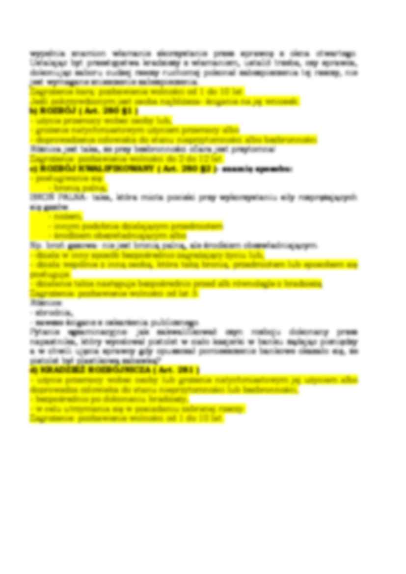 Kradzież( Art. 278 ) - strona 2