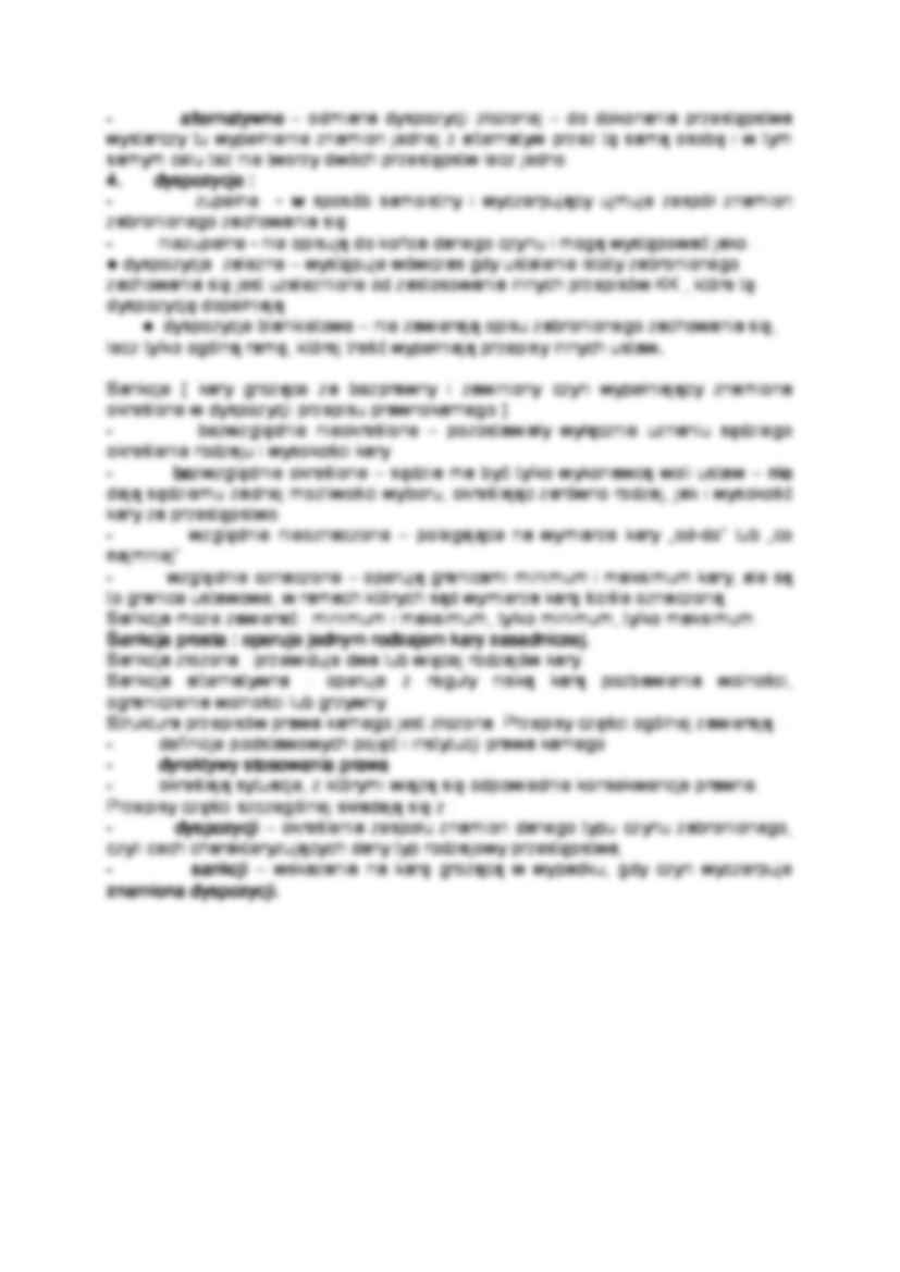 Przepisy karne - struktura - strona 2