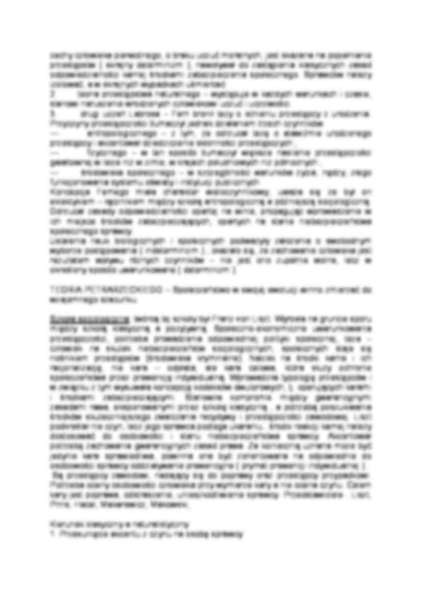 Szkoły i kierunki w nauce prawa karnego - strona 2