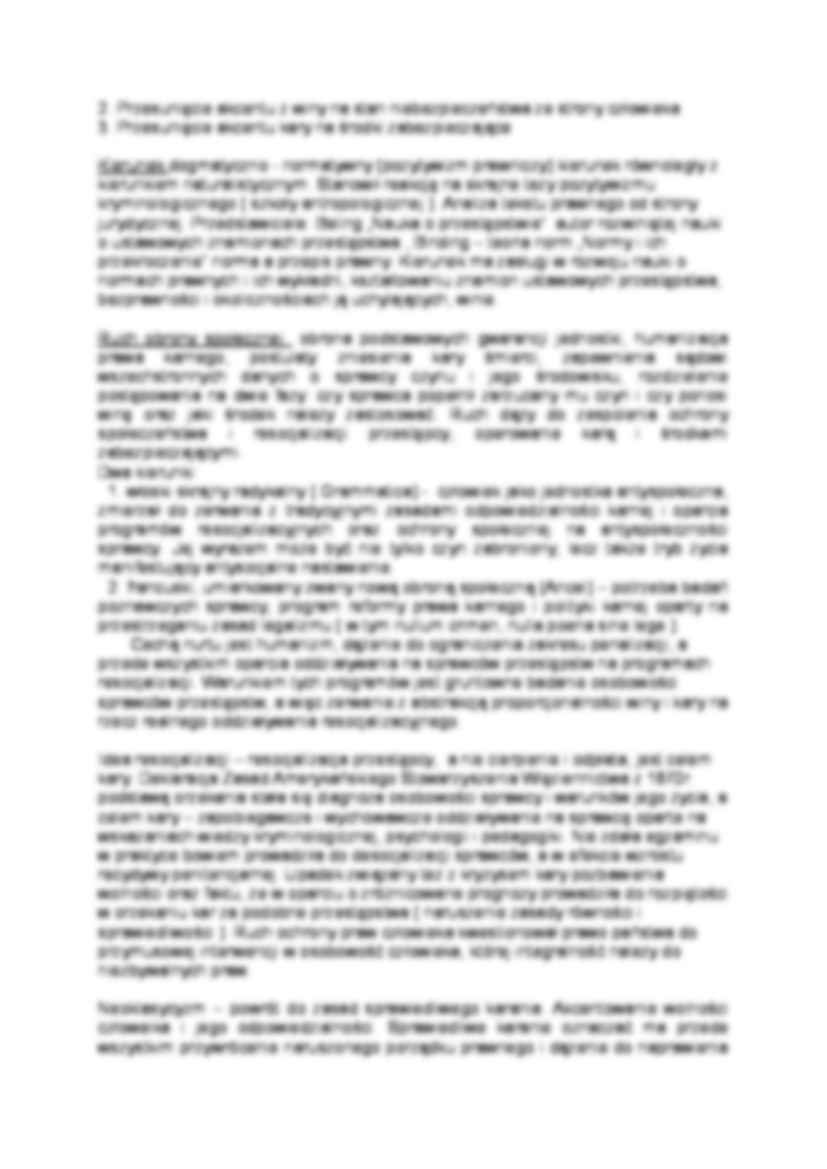 Szkoły i kierunki w nauce prawa karnego - strona 3