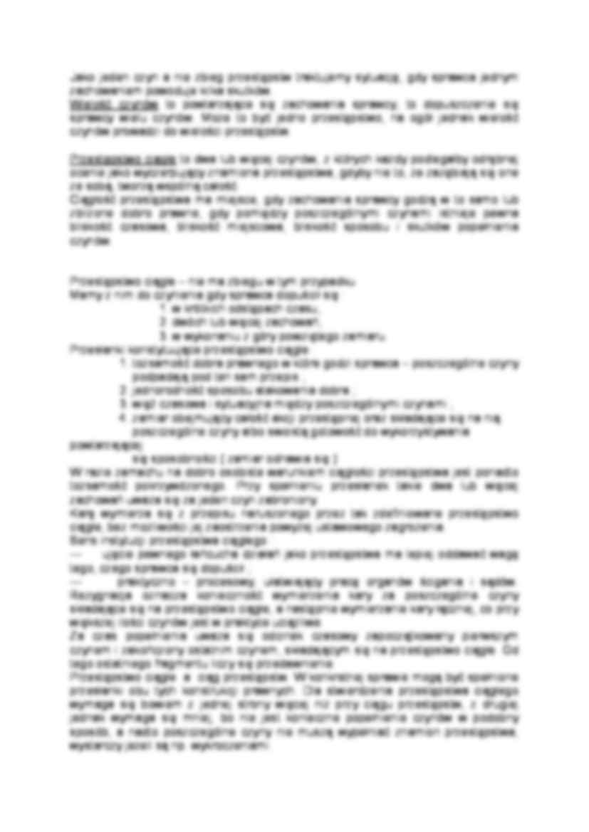 Zbieg przepisów ustawy i zbieg przestępstw - strona 3