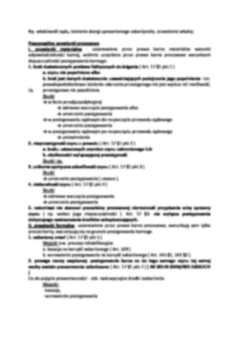 Warunki dopuszczalności postępowania karnego - strona 2