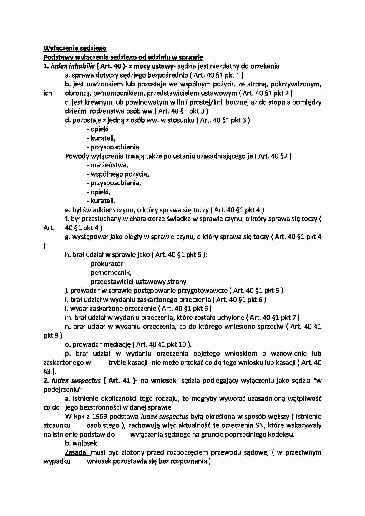 Wyłączenie sędziego-opracowanie - strona 1