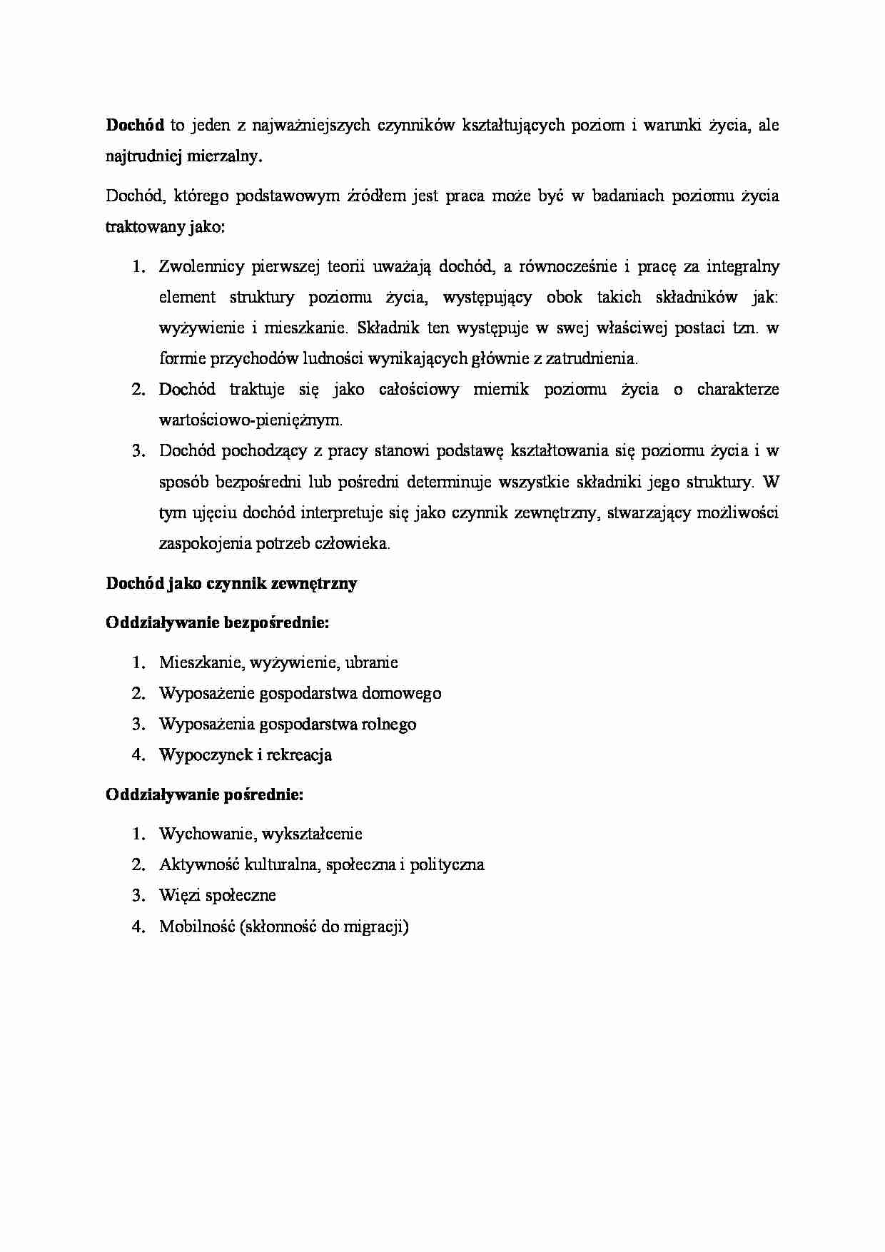 Dochód - omówienie - strona 1