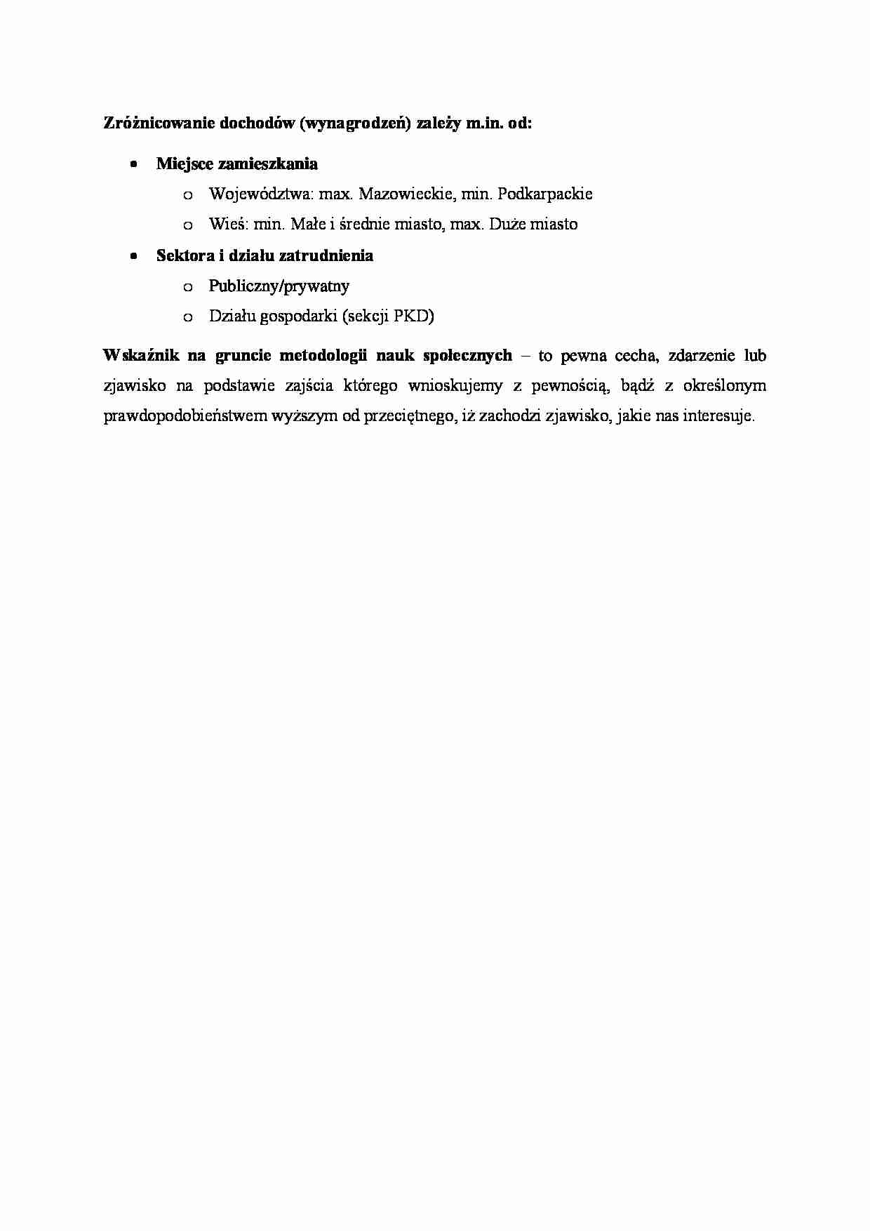 Zróżnicowanie dochodów - strona 1