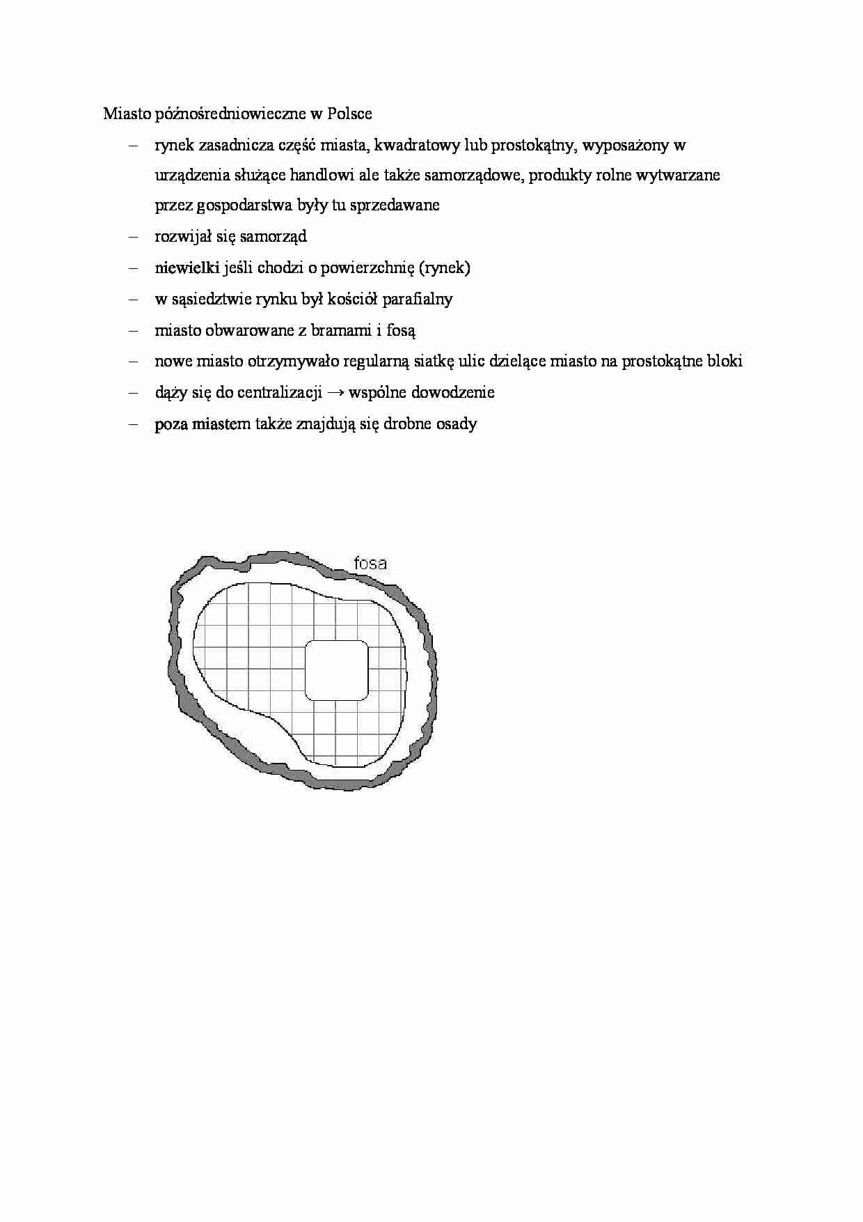 Miasto późnośredniowieczne w Polsce - strona 1