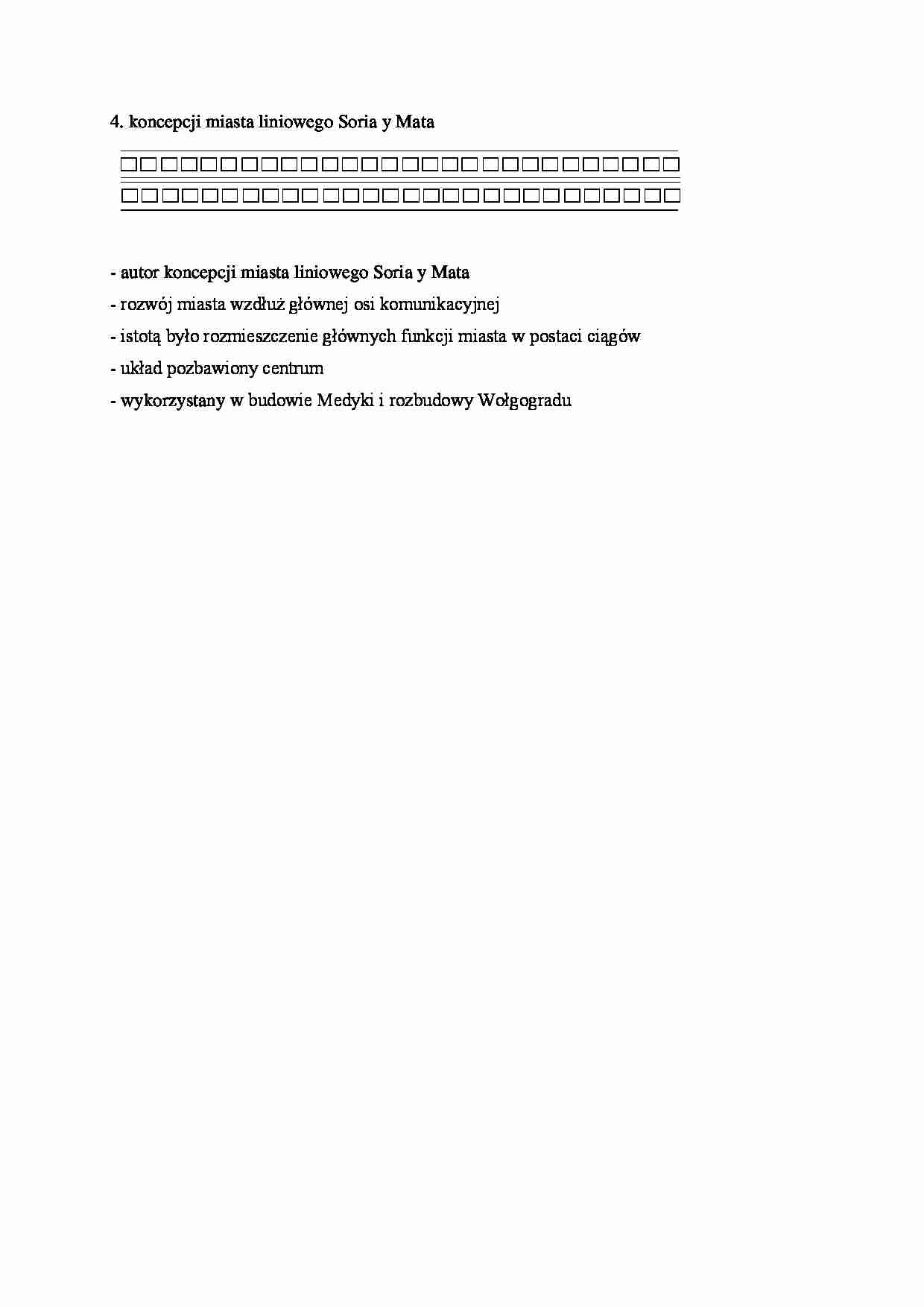 Koncepcja miasta liniowego - strona 1