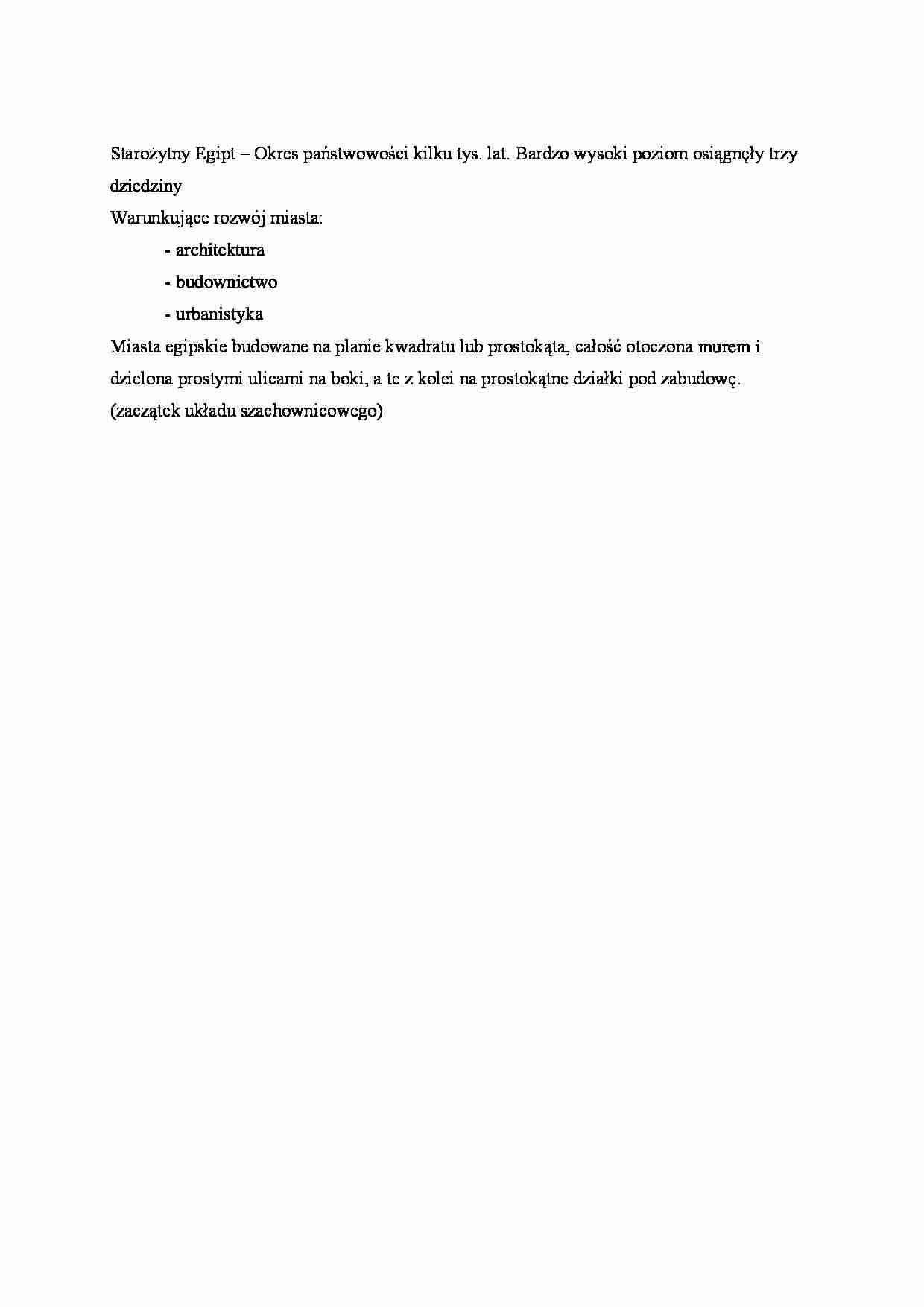 Starożytny Egipt - strona 1