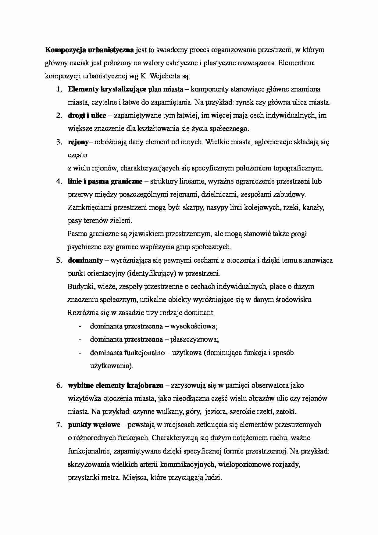 Kompozycja urbanistyczna - strona 1