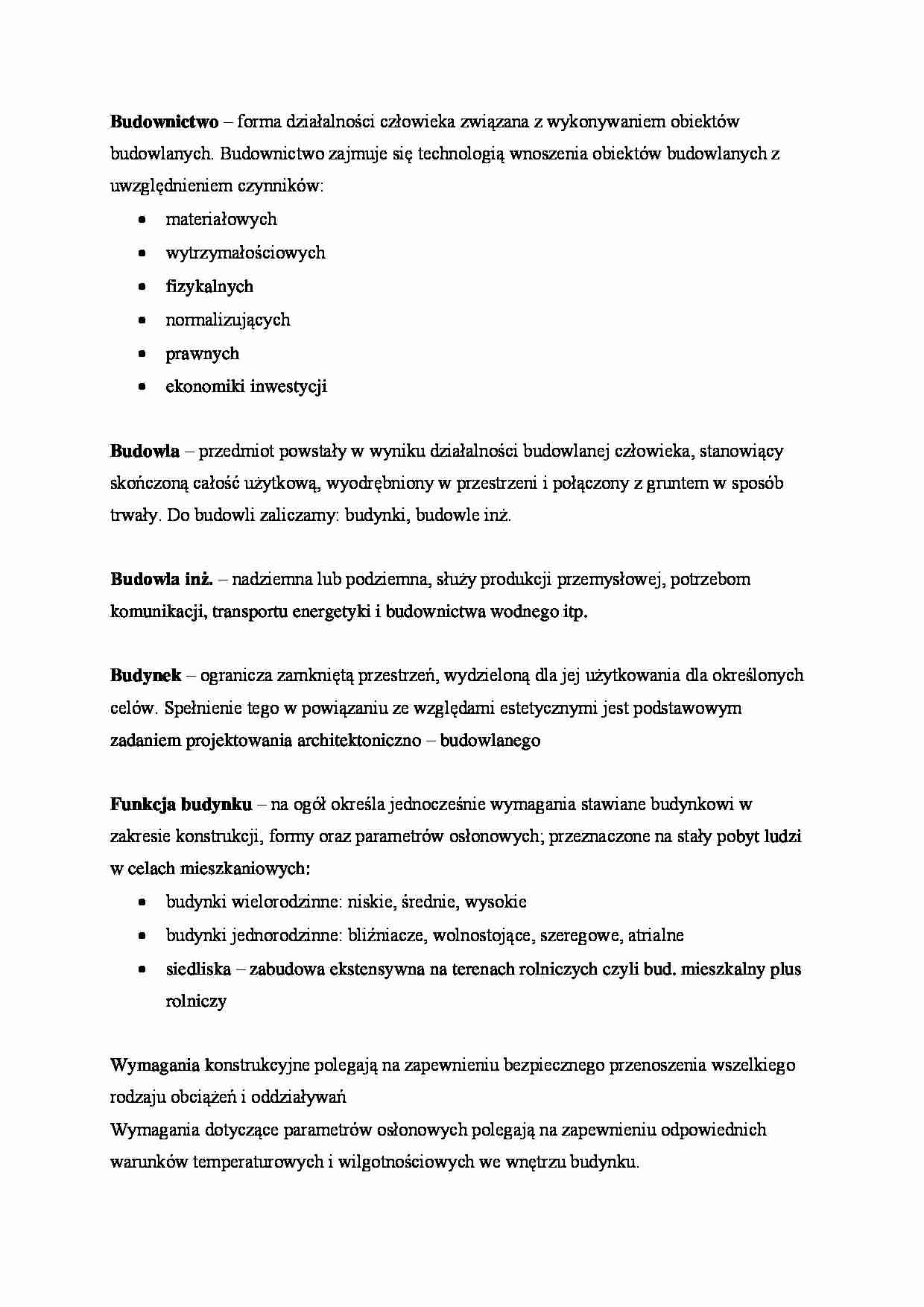 Budownictwo i budowla - strona 1