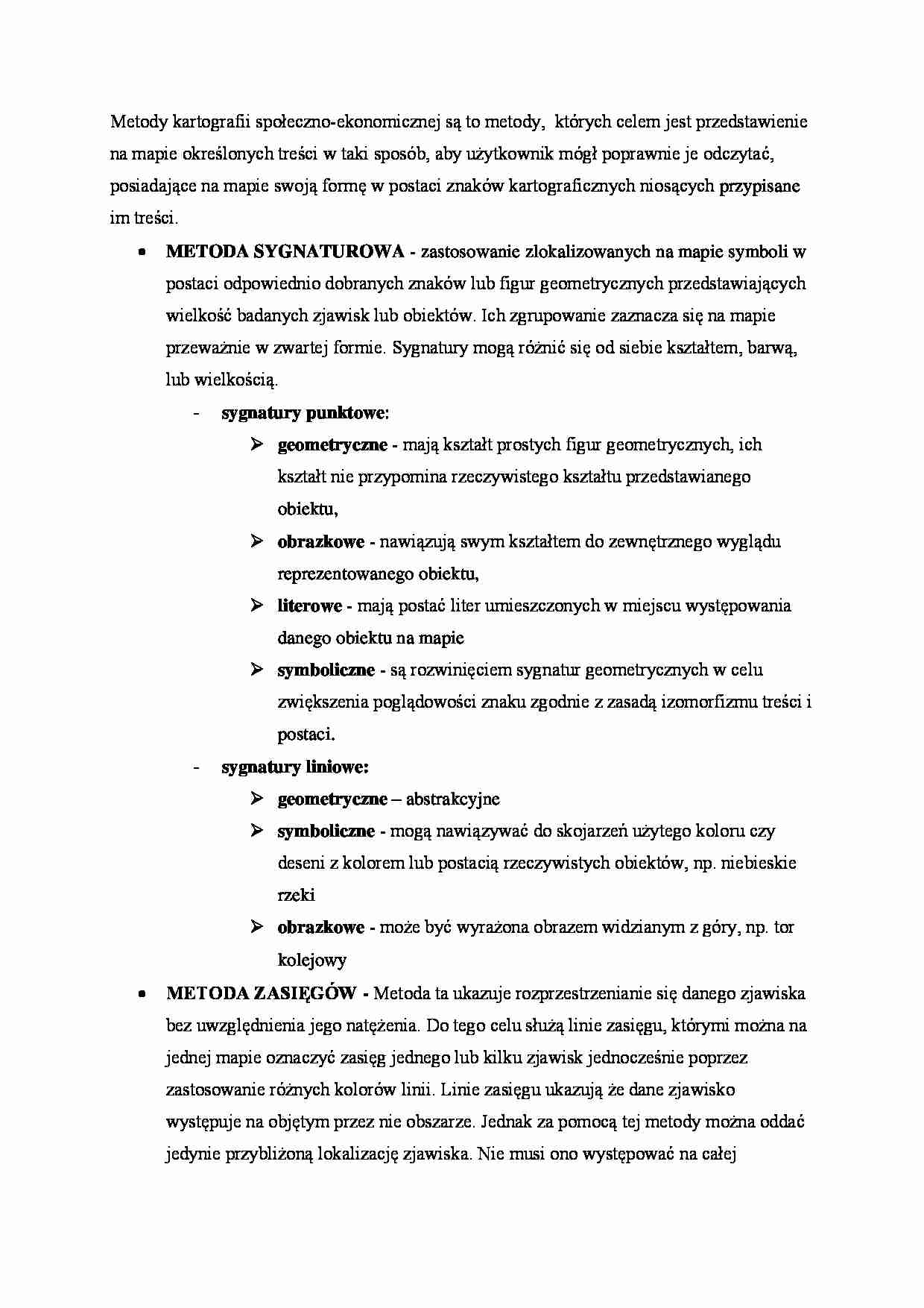 Metody kartografii społeczno-ekonomiczne - strona 1
