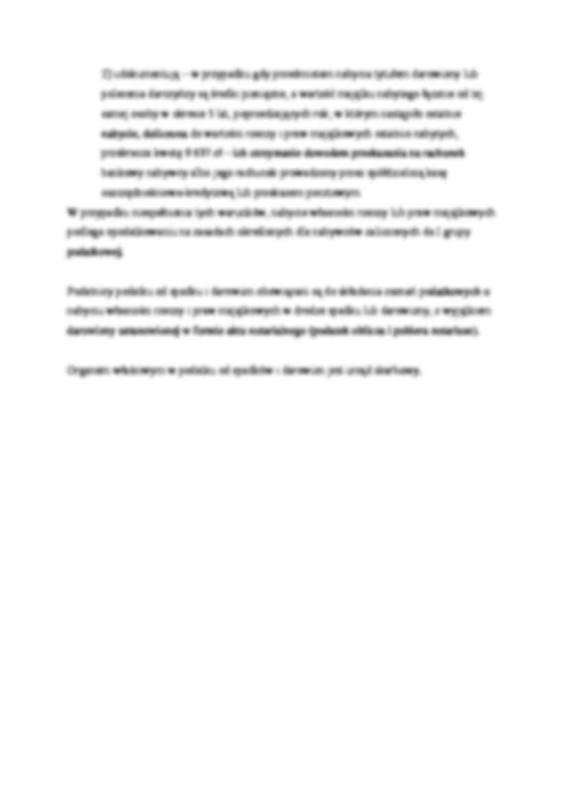 Podatek od spadków i darowizn. - strona 3