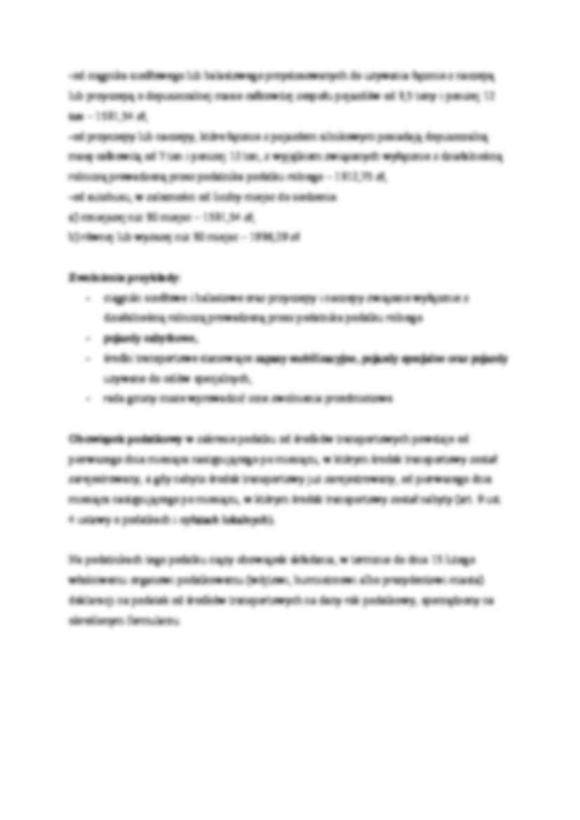 Podatek od środków transportowych. - strona 2