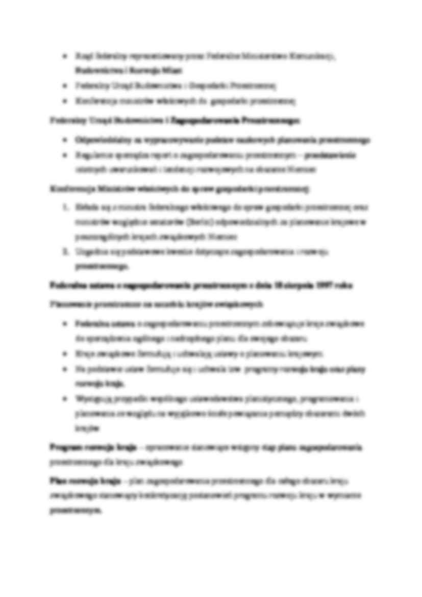 System planowania w Republice Federalnej Niemiec - strona 2