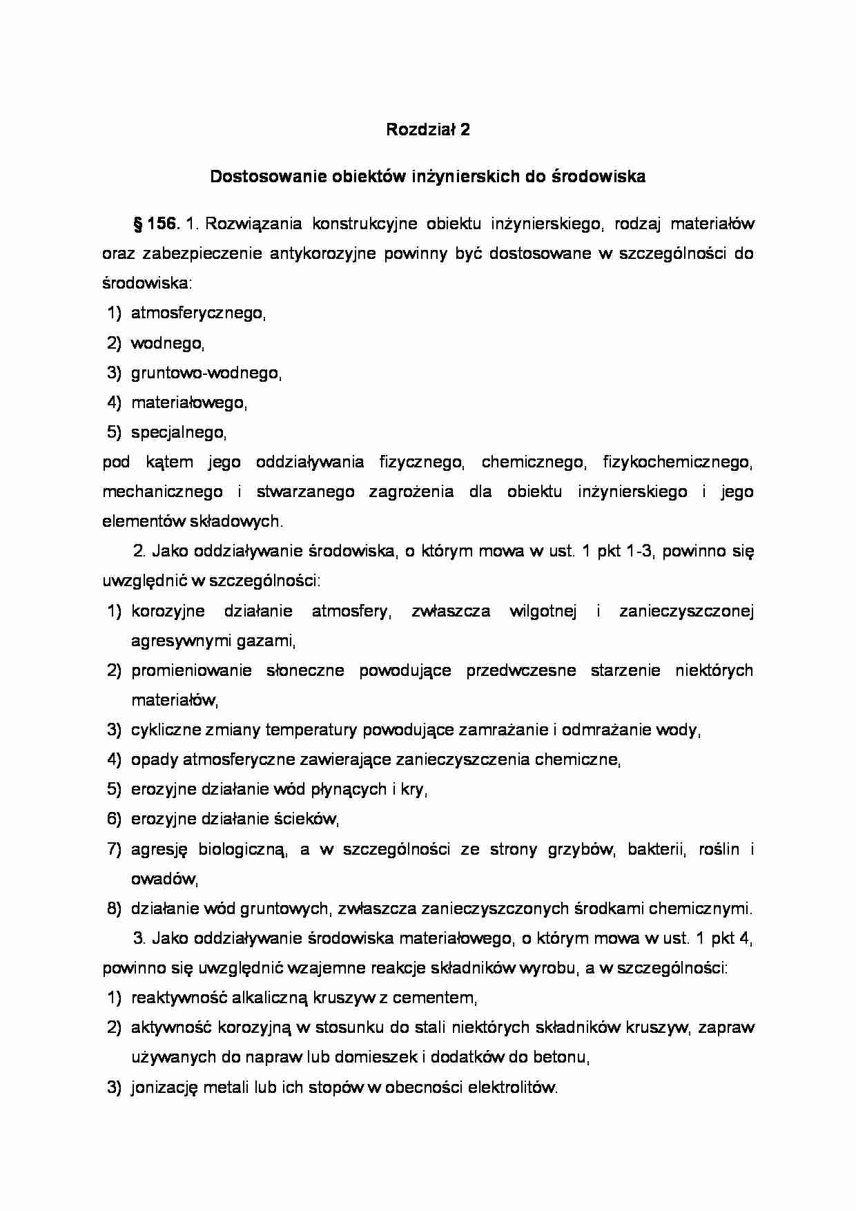 Dostosowanie obiektów inżynierskich do środowiska - strona 1