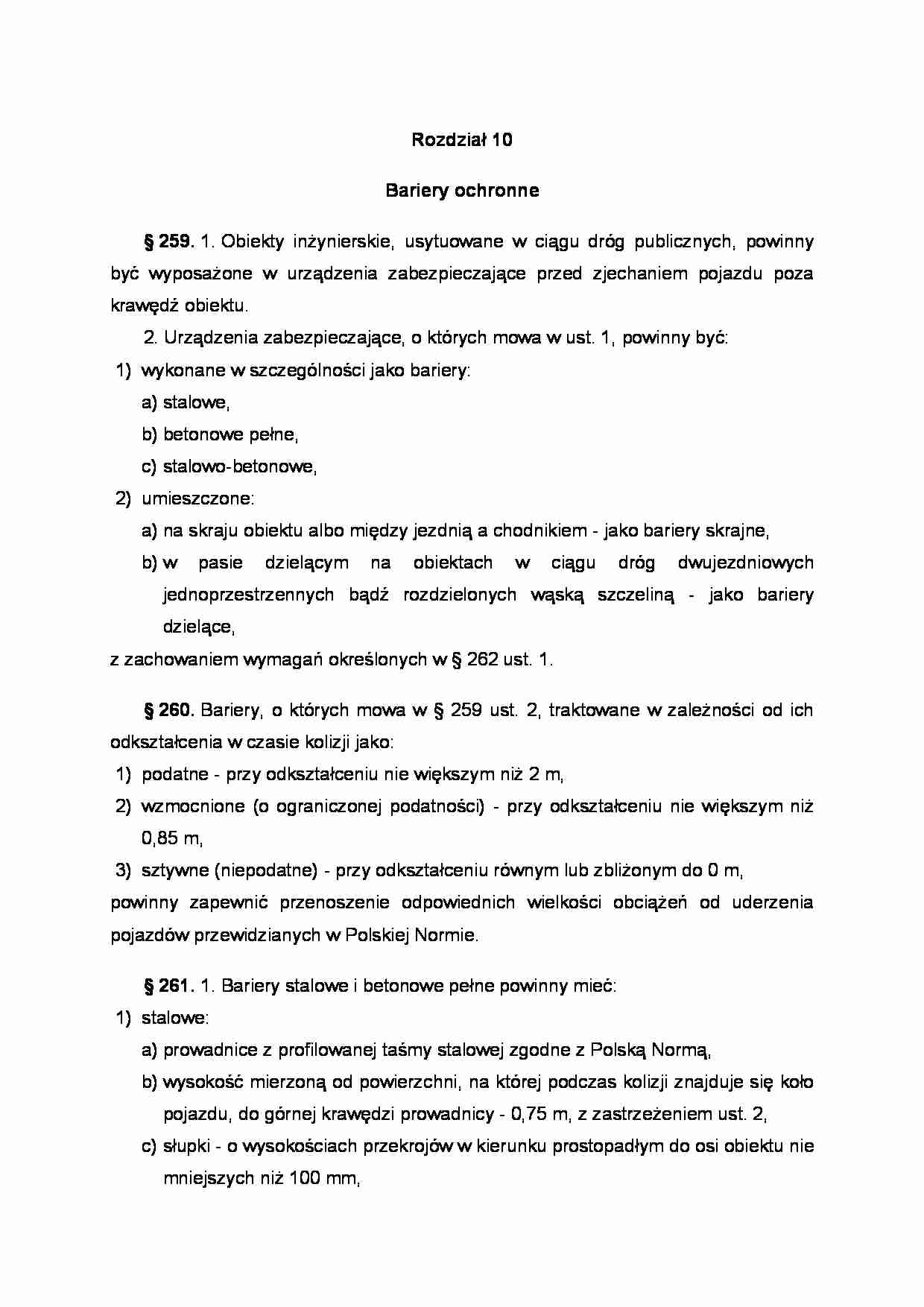 Bariery ochronne - jakie muszą spełniać wymagania. - strona 1