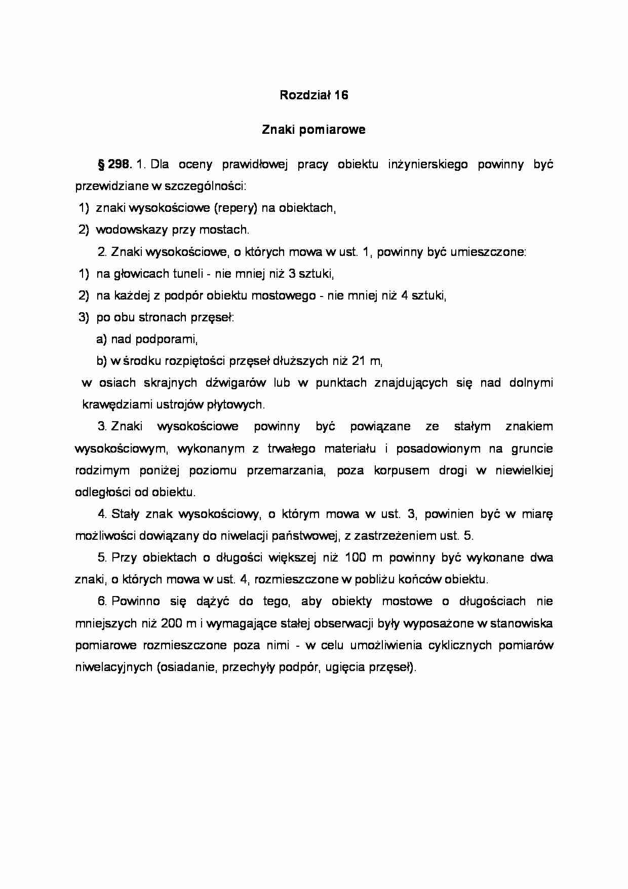 Znaki pomiarowe - prawidłowe ustawianie. - strona 1