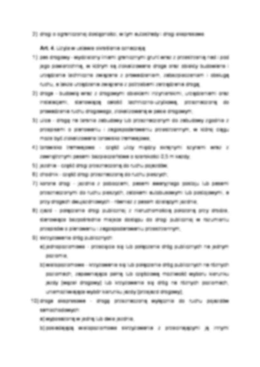 Ustawa o drogach publicznych z 1985 r. - strona 2