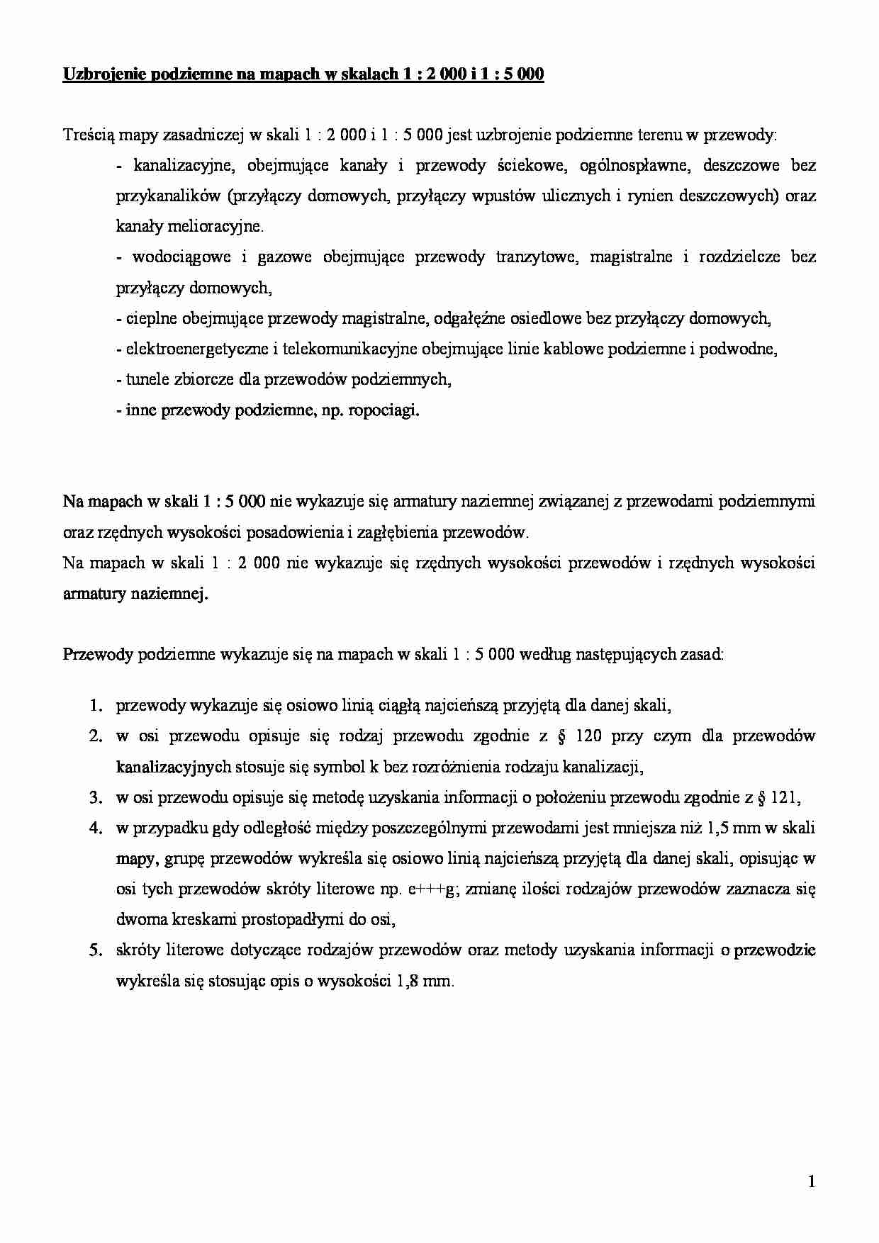 Uzbrojenie podziemne na mapach  - strona 1
