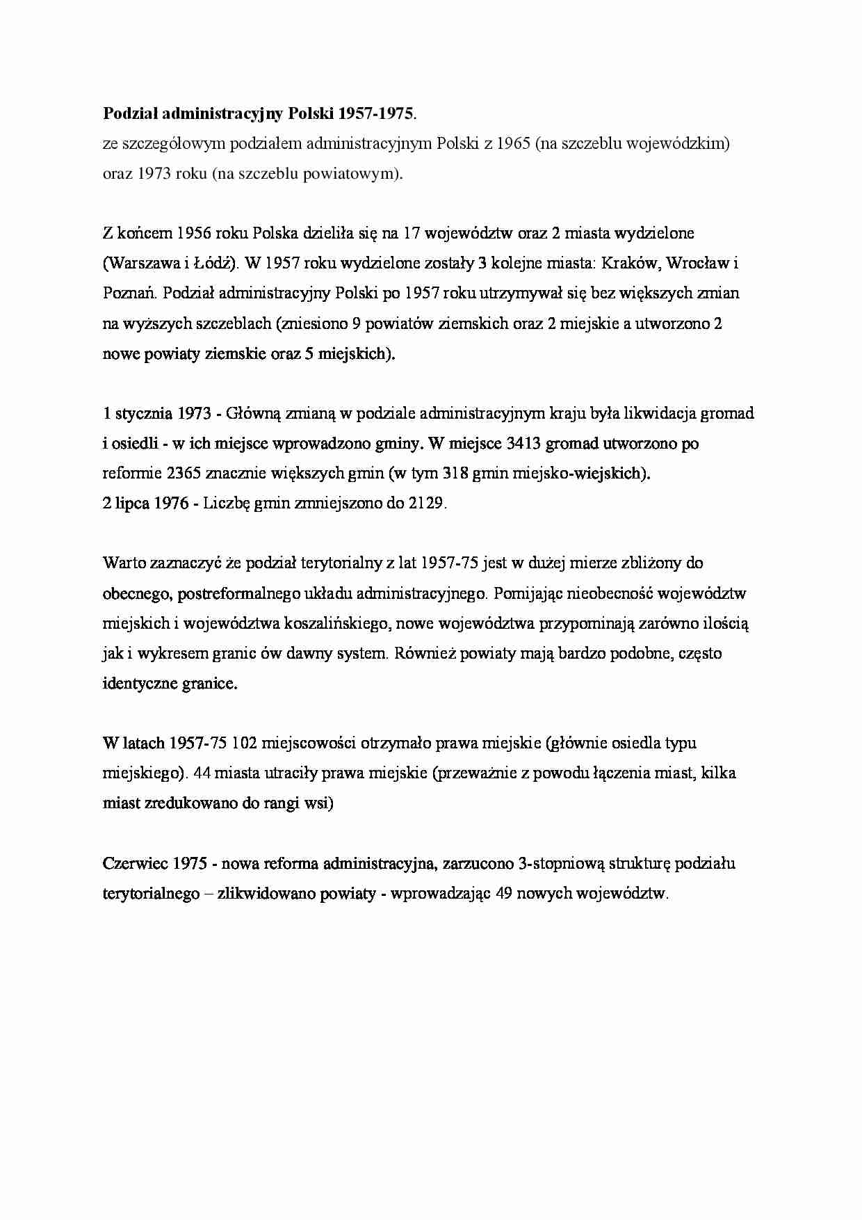 Podział administracyjny Polski 1957 - strona 1